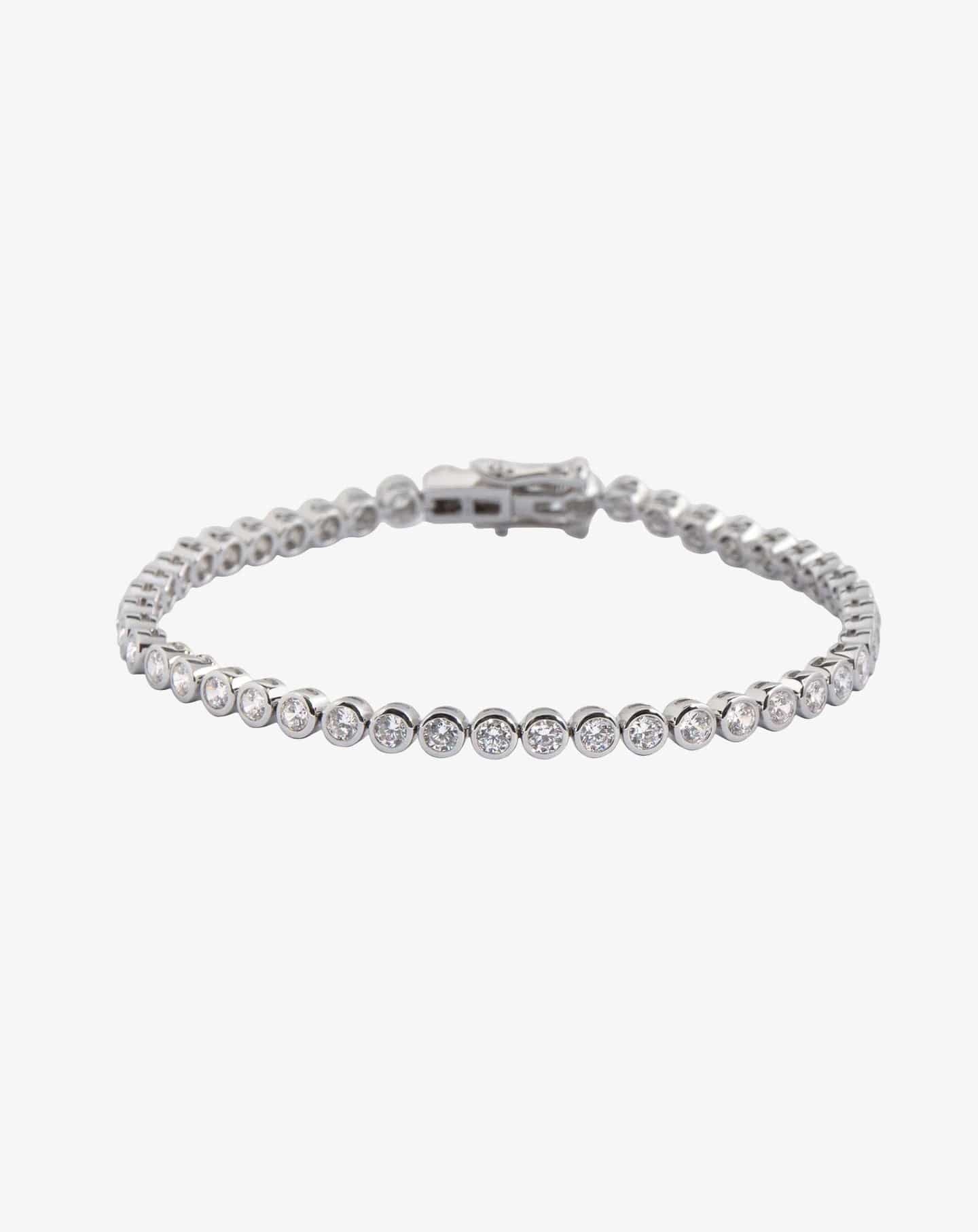 Classic Bezel-Set Diamond Tennis Bracelet - 2.9mm