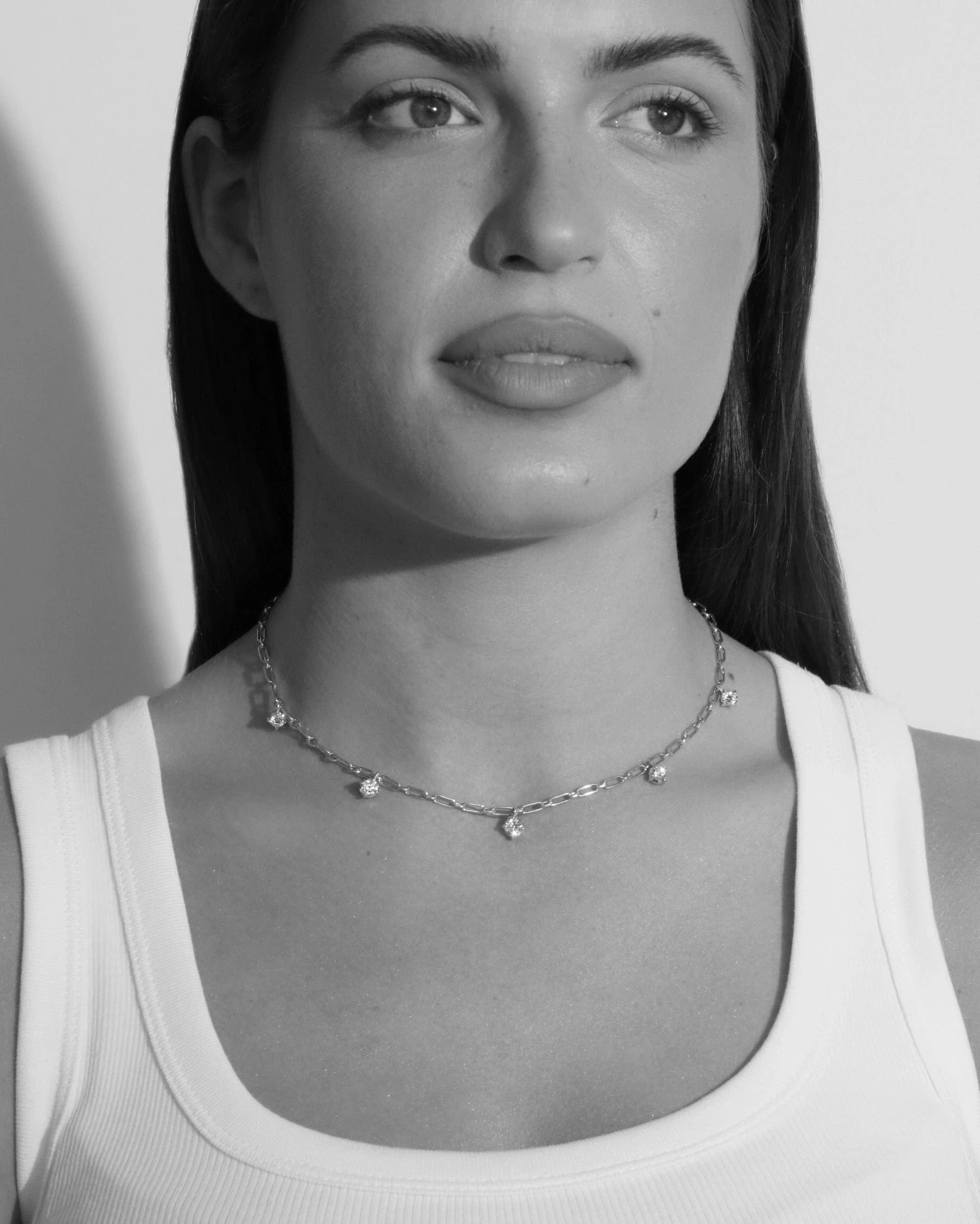 Boussole Graduated Diamond Chain