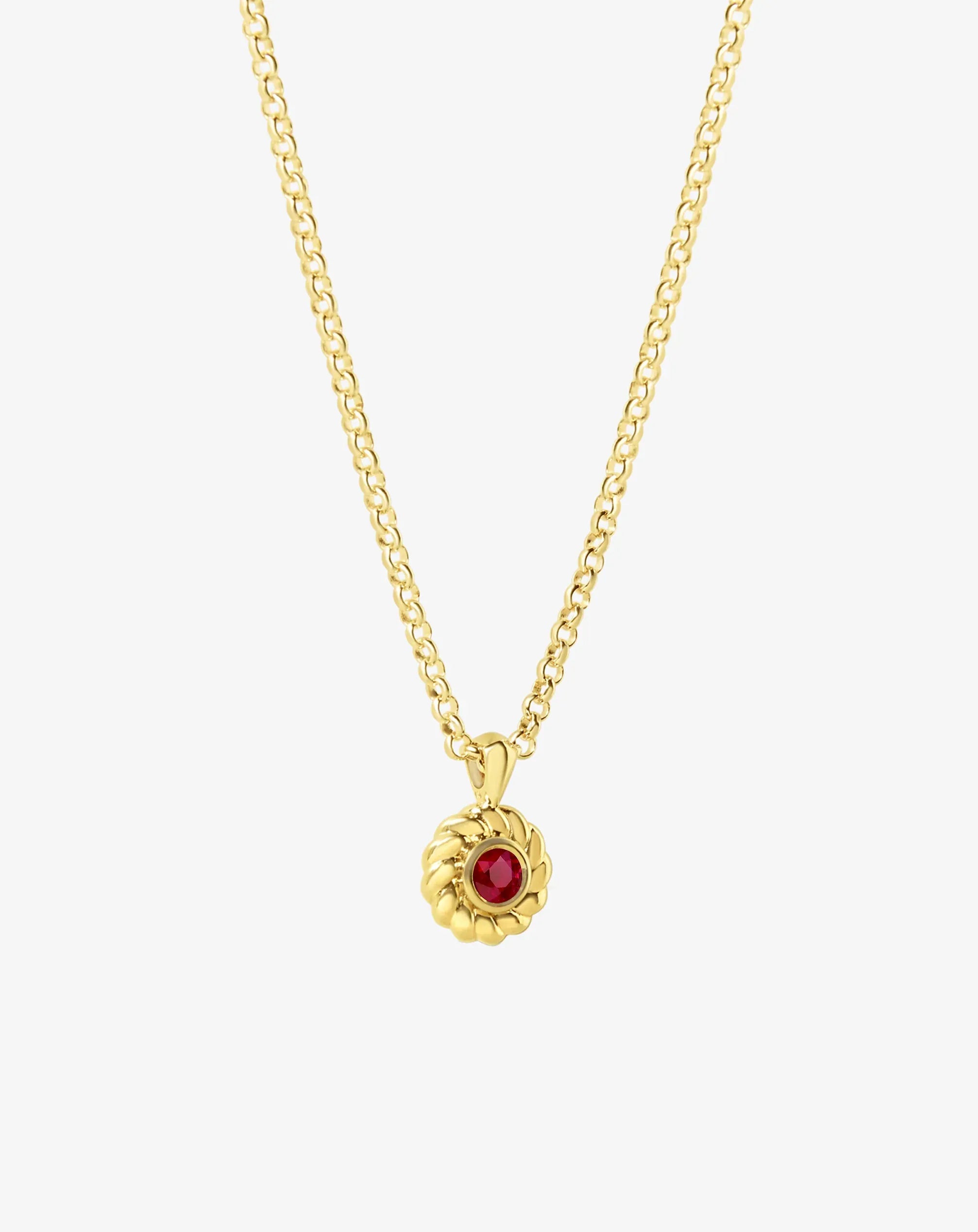 Ruby Darling Knots Necklace