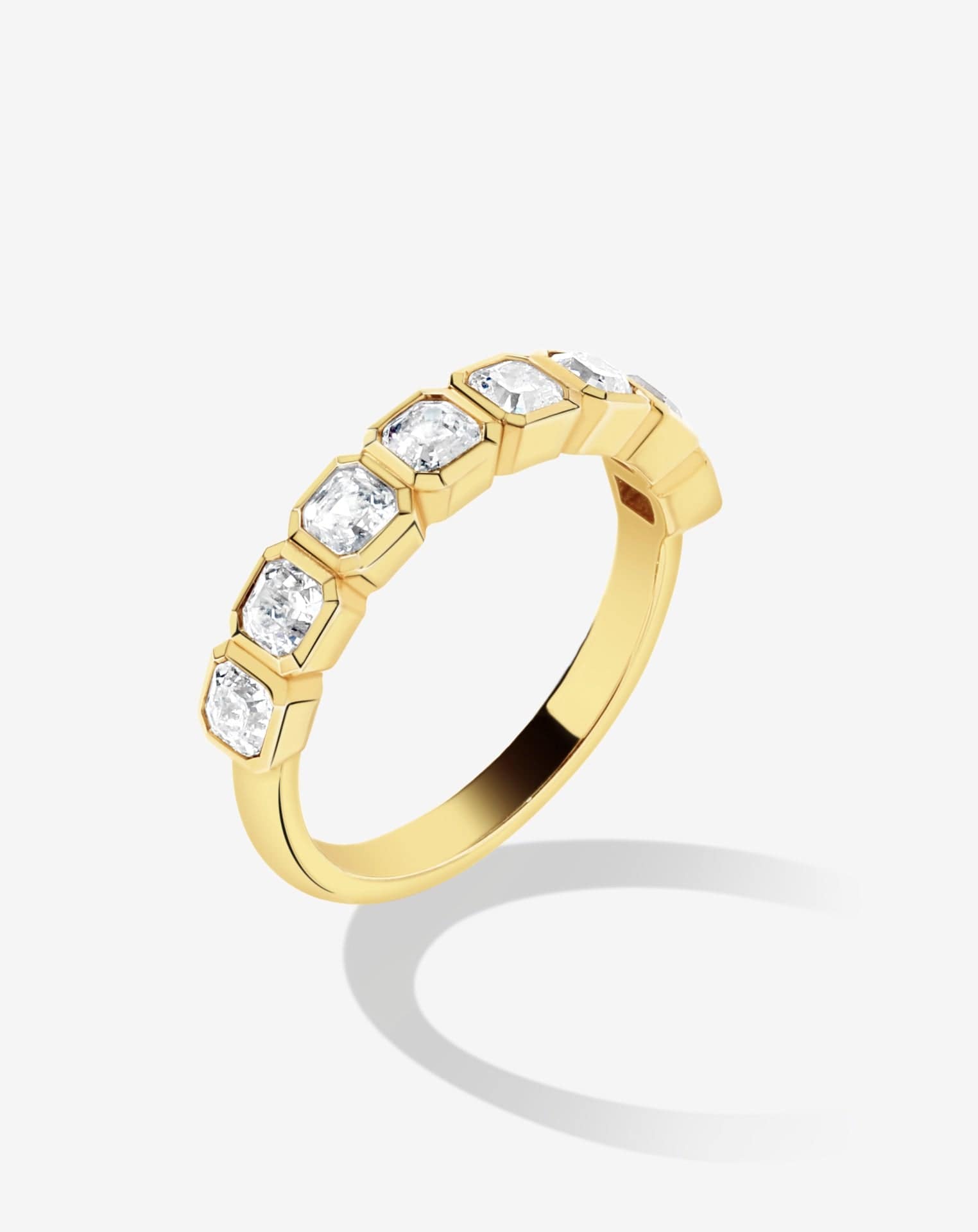 Belenos Asscher Cut Band