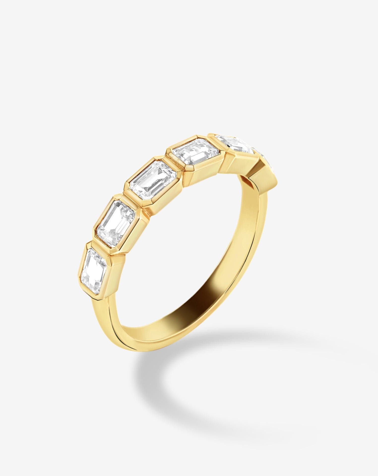 Belenos Emerald Cut Band