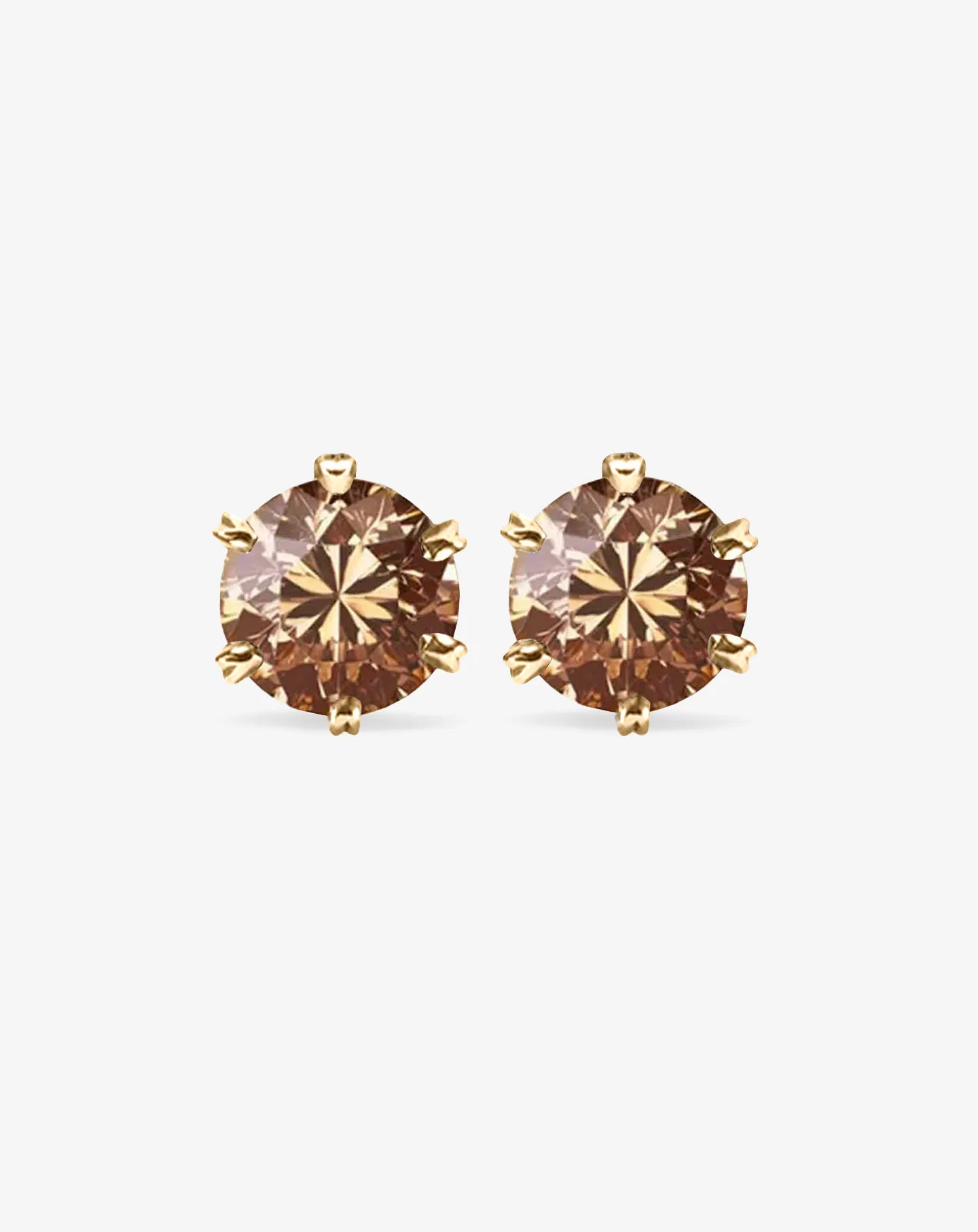 Sloane Champagne Diamond Studs