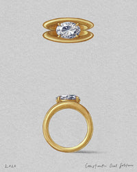 Constantin Oval Solitaire