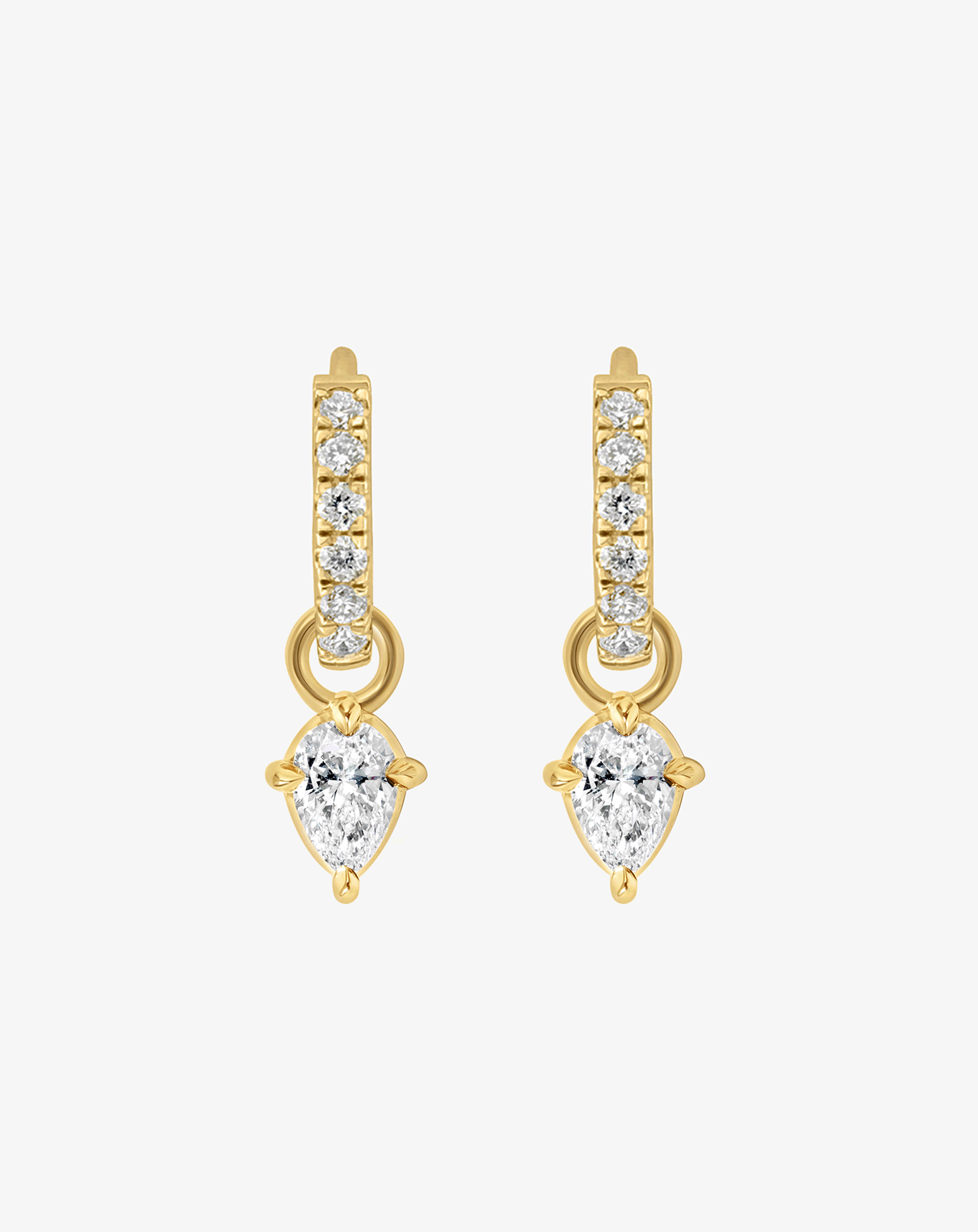 Create Your Set: Classic Diamond Huggies & Charms