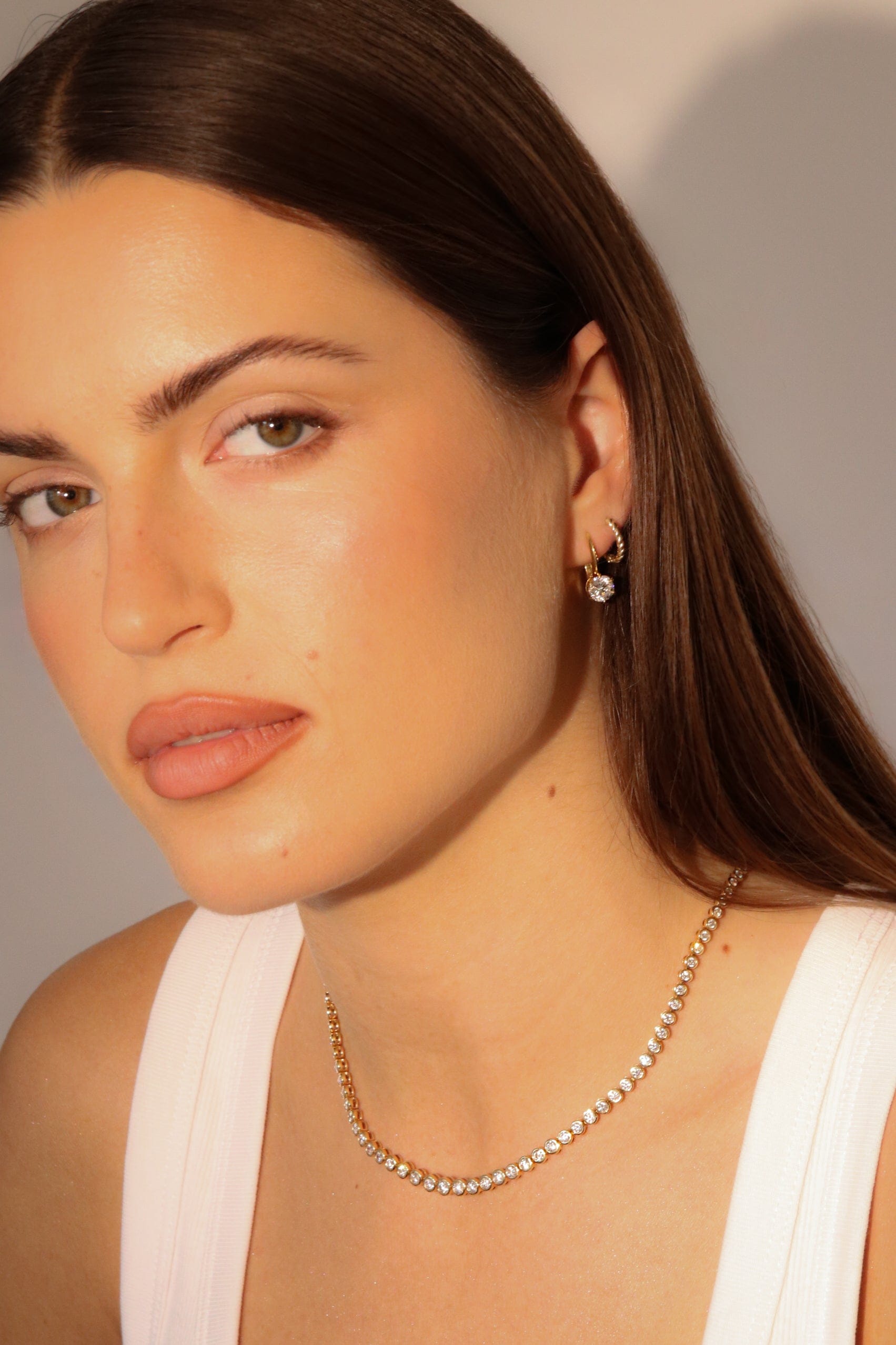 Graduated Diamond Rivière Necklace