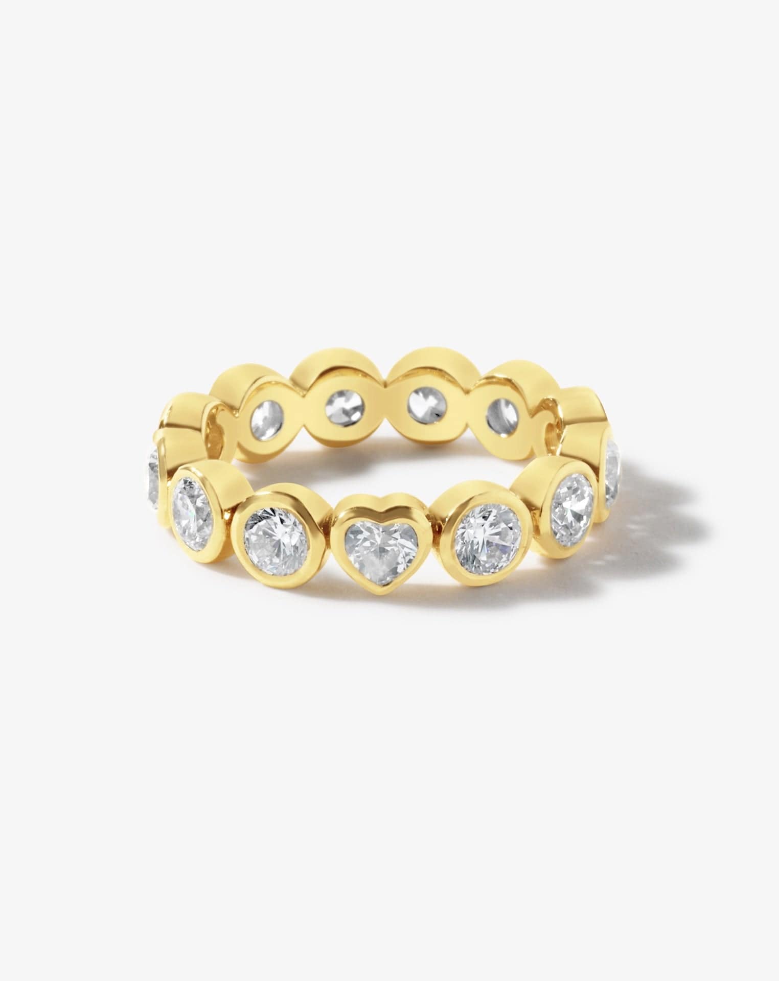 Young at Heart Full Eternity Bezel Set Round Diamond Band