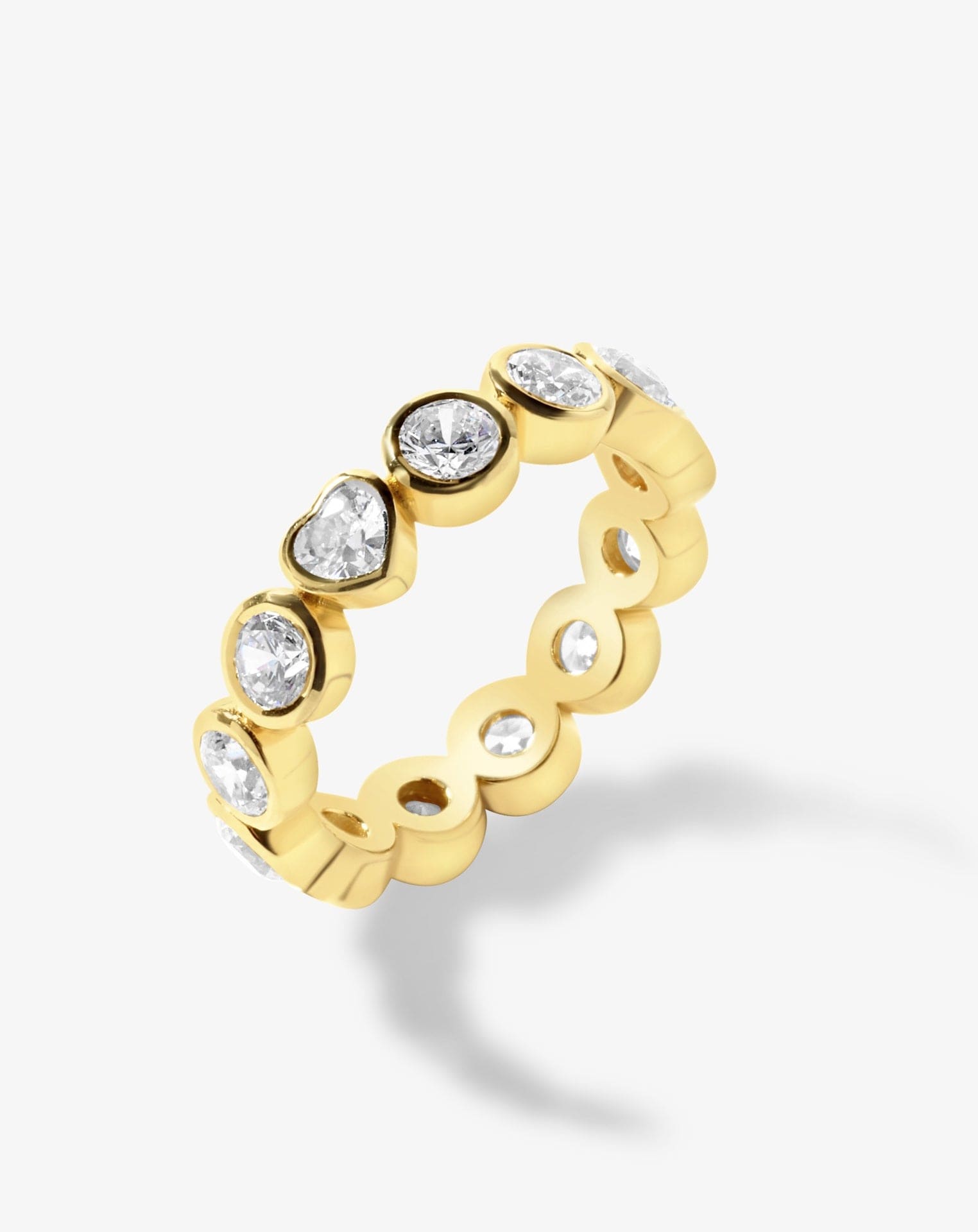 Young at Heart Full Eternity Bezel Set Round Diamond Band
