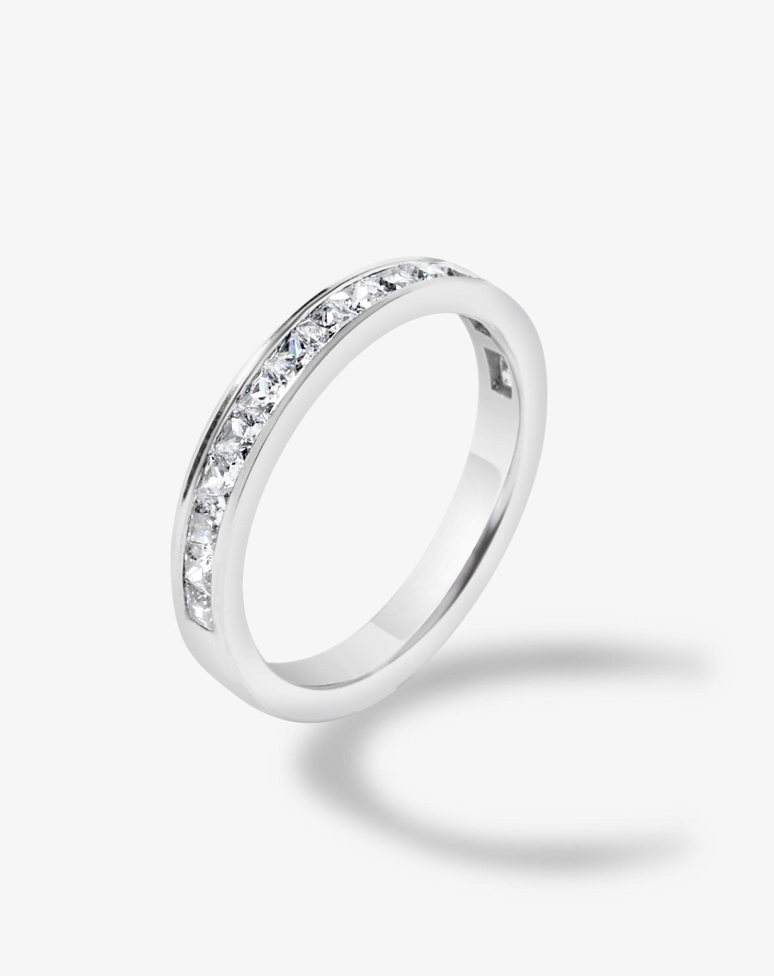 Channel-Set Princess Cut Band