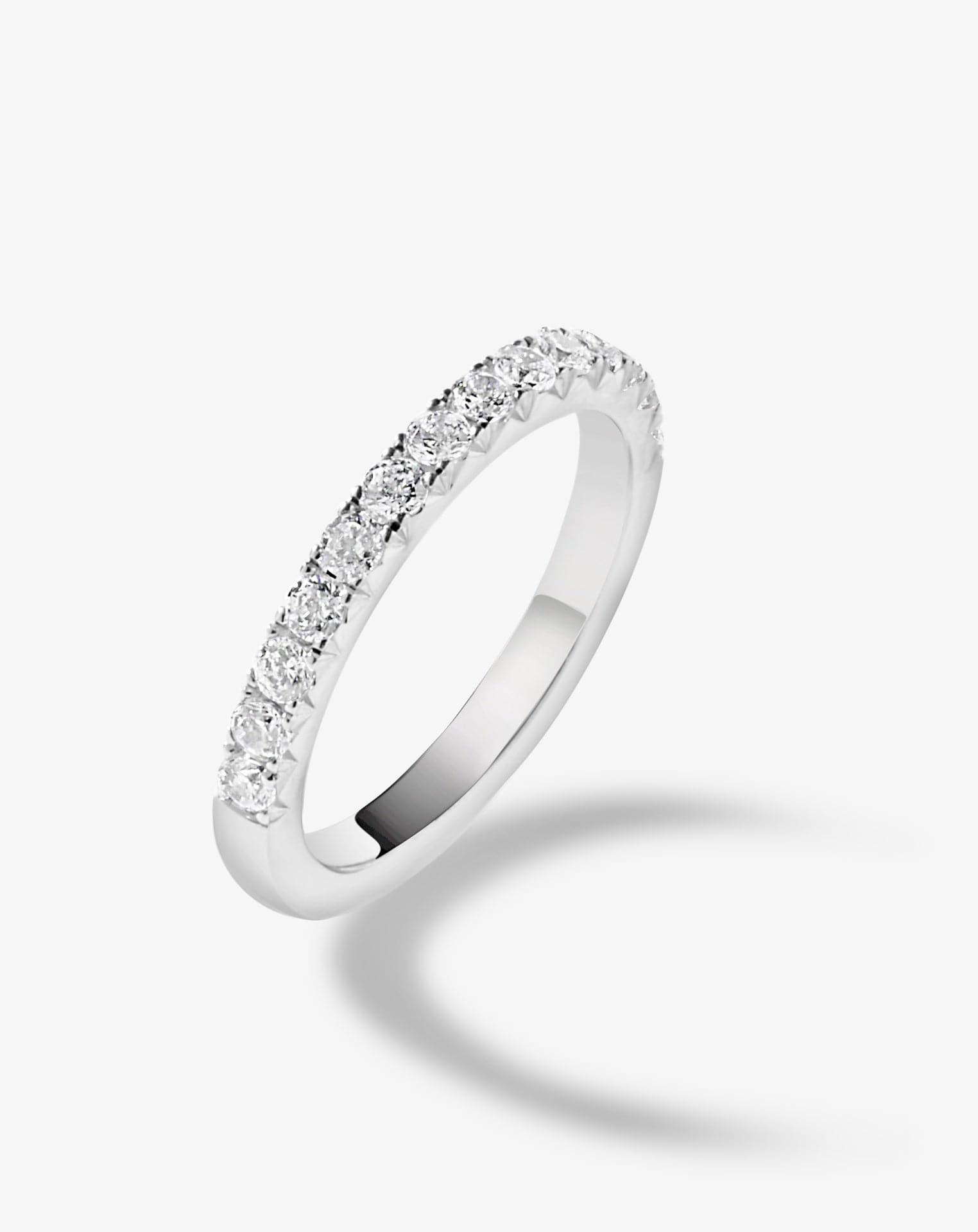 French-Set Diamond Band