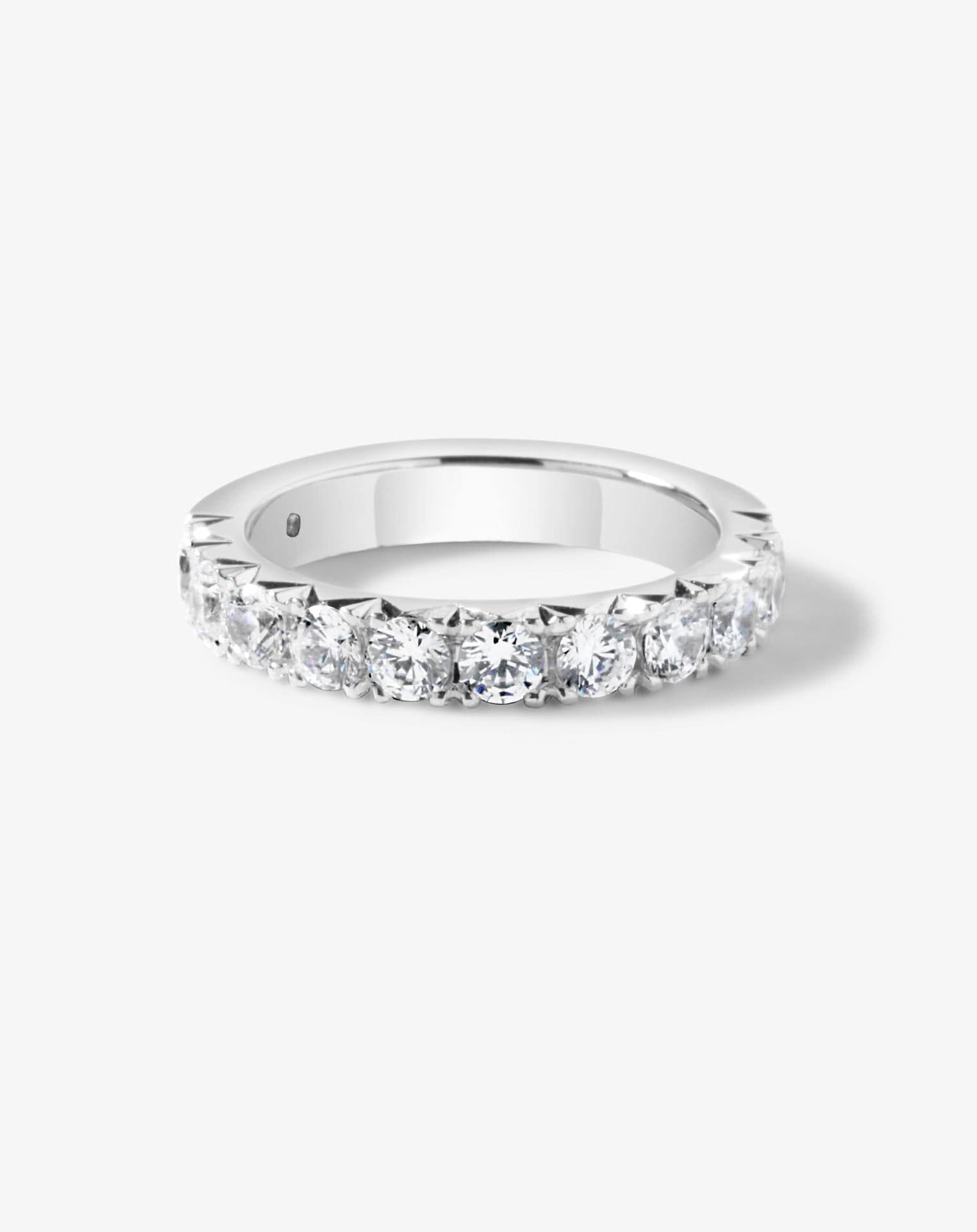 French-Set Diamond Band