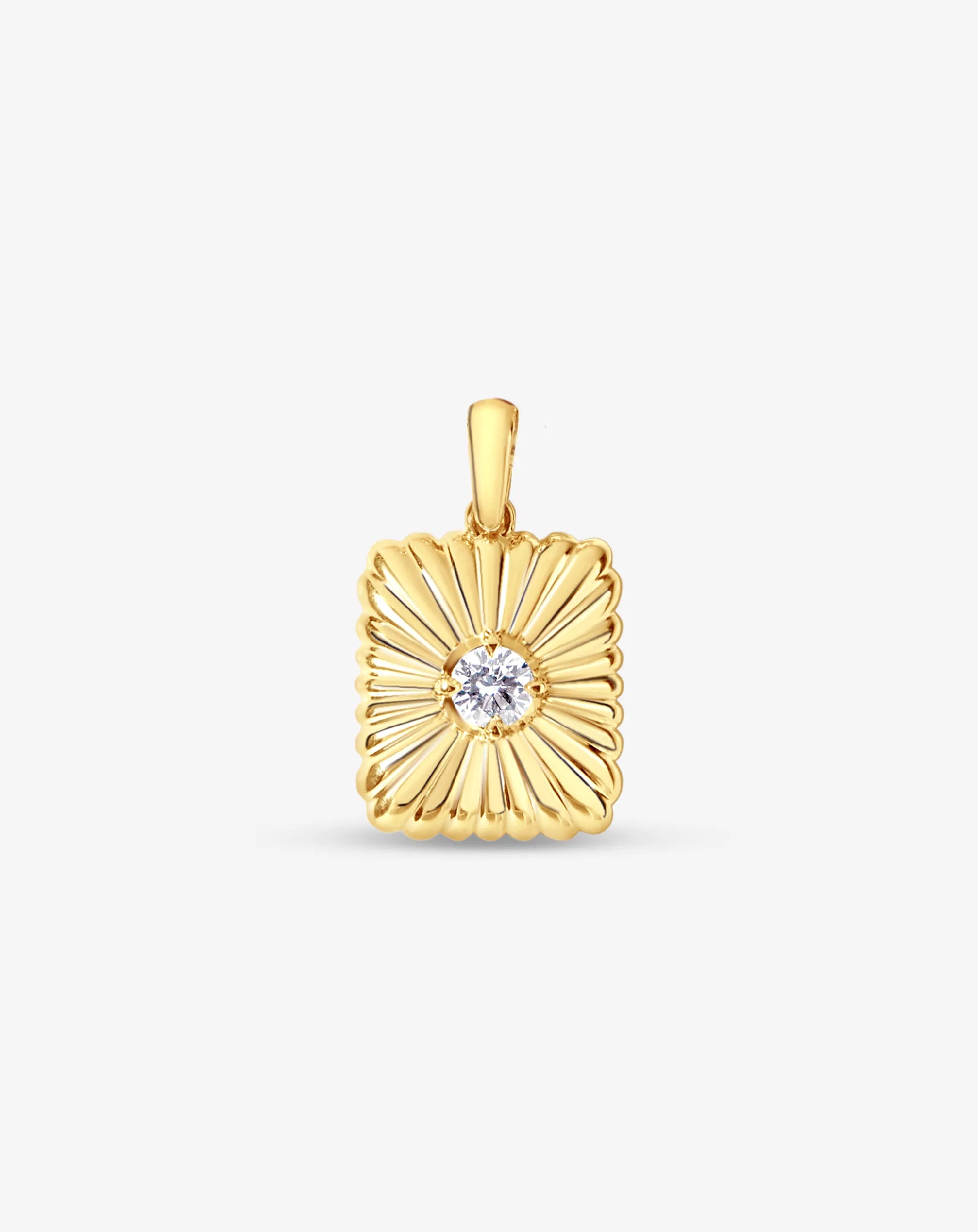 Boussole Medallion in Yellow Gold