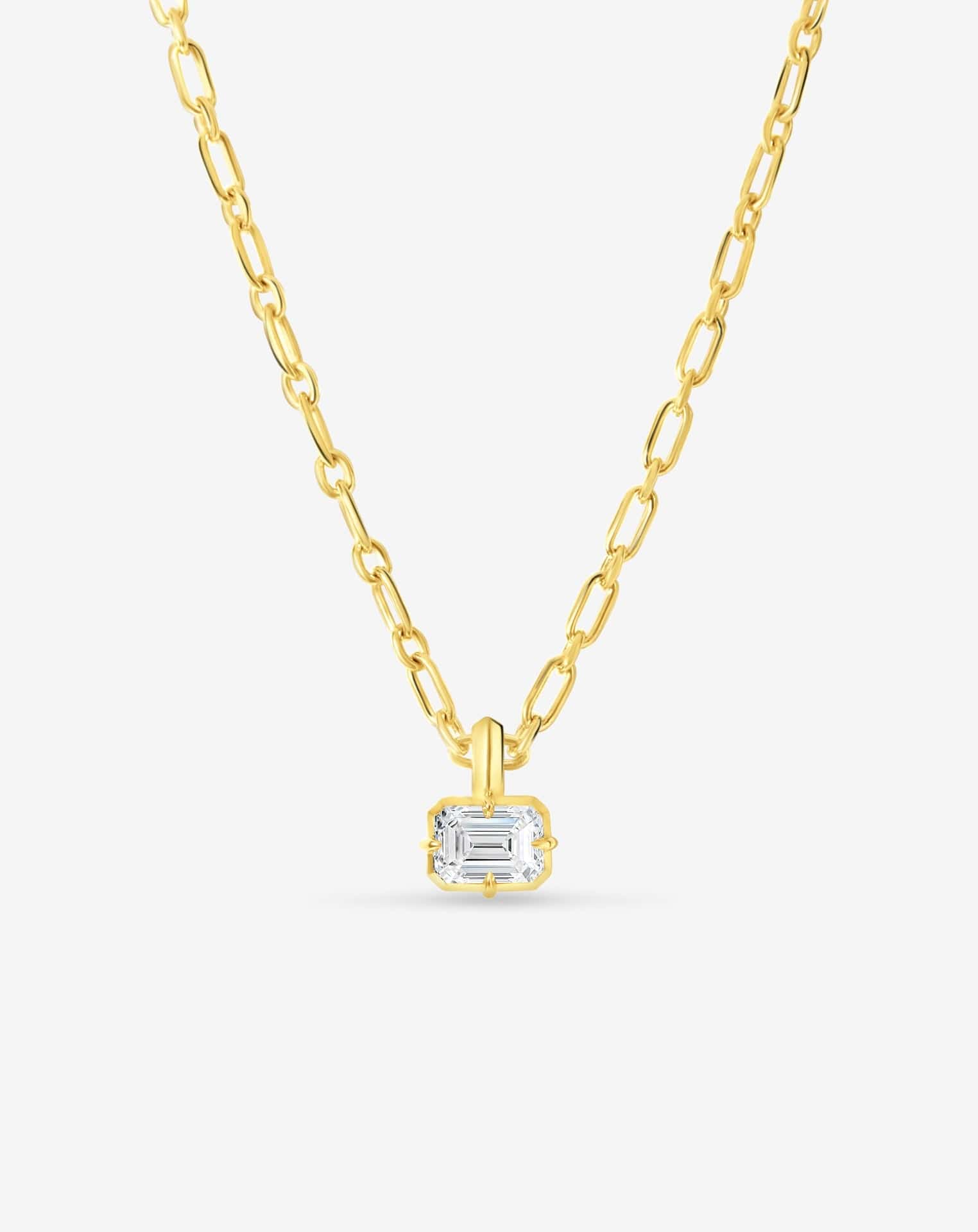 Boussole Emerald Pendant
