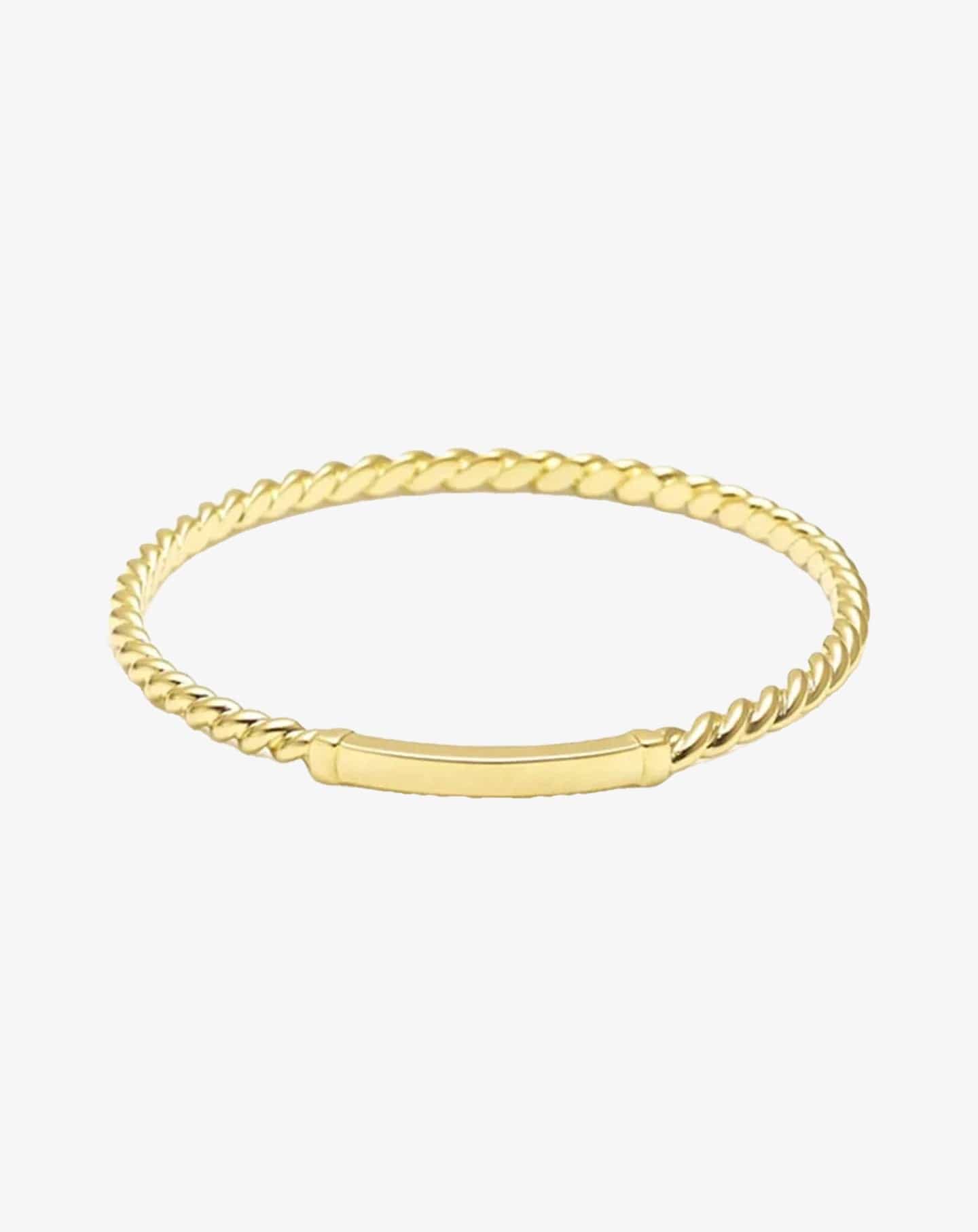 Knots Bangle Yellow Gold