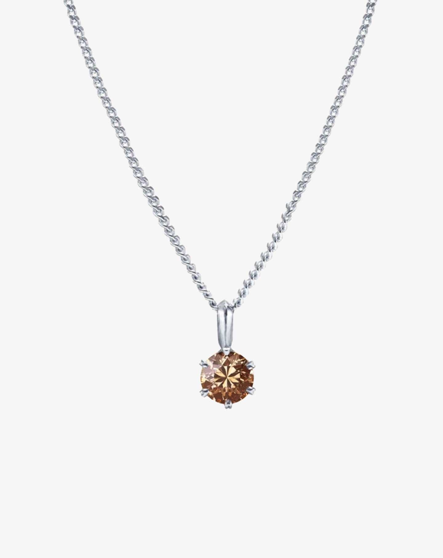 Sloane Champagne Diamond Pendant