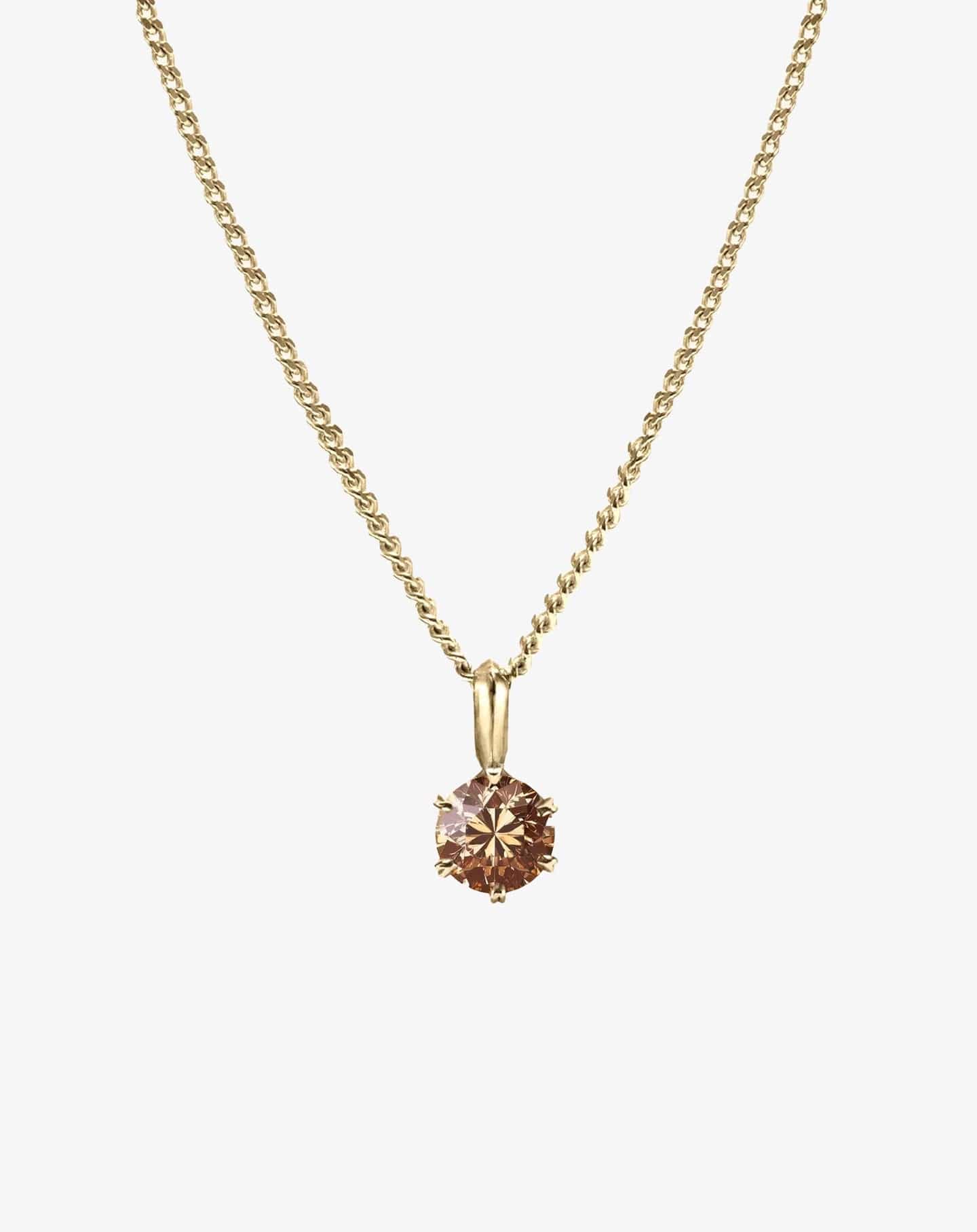 Sloane Champagne Diamond Pendant