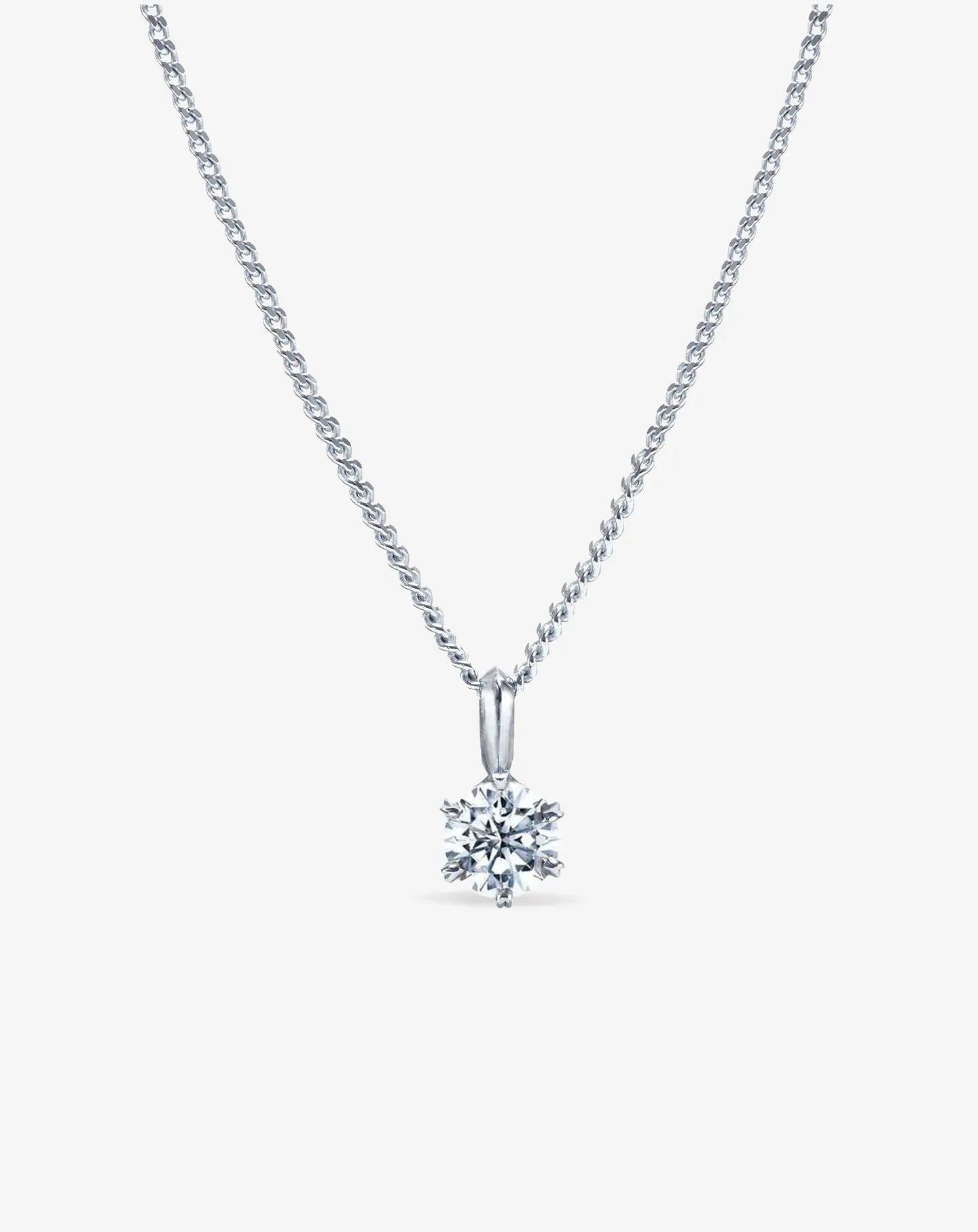 Sloane Diamond Necklace White Gold