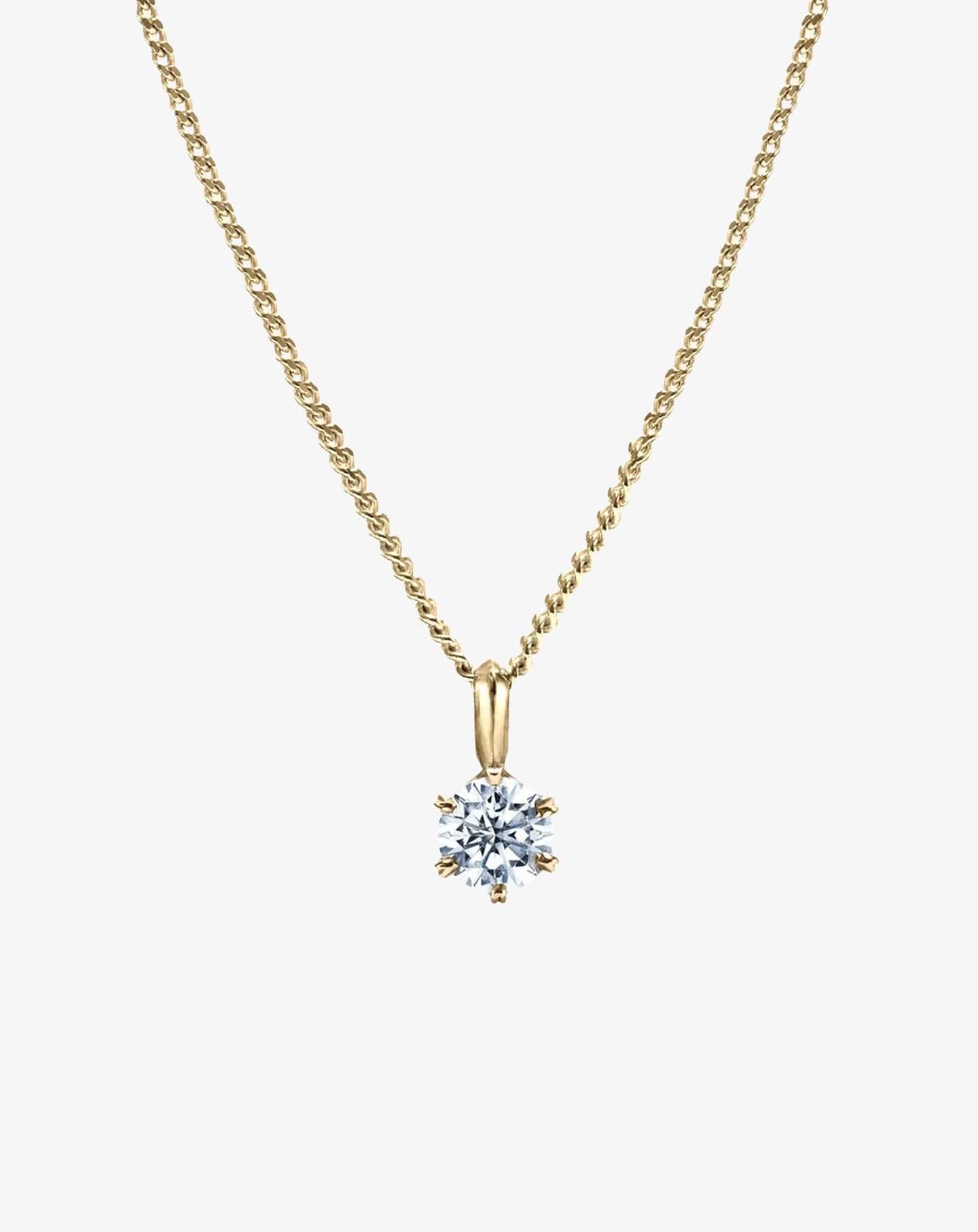 Sloane Diamond Pendant Yellow Gold