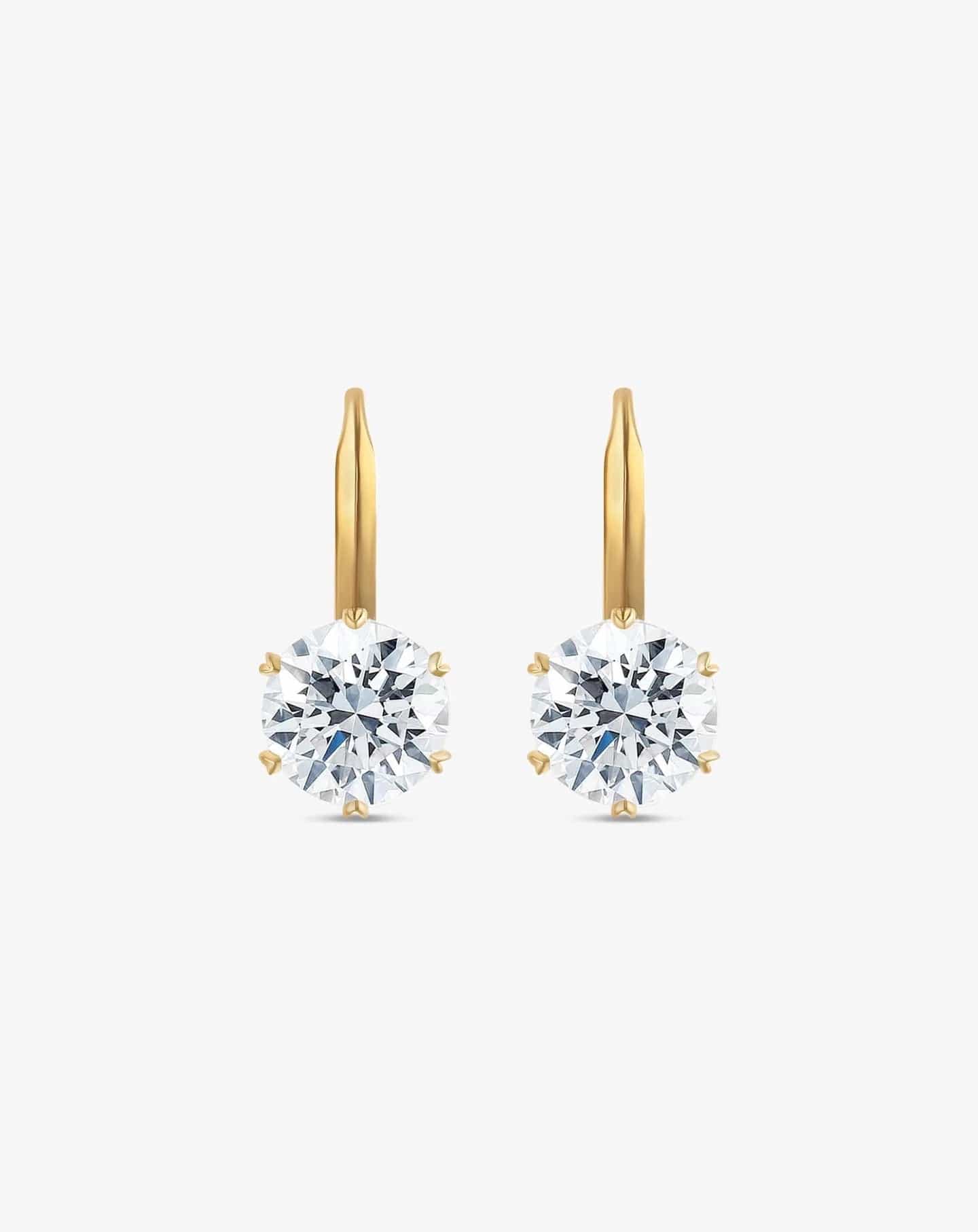 Diamond Sloane Slippers in Yellow Gold