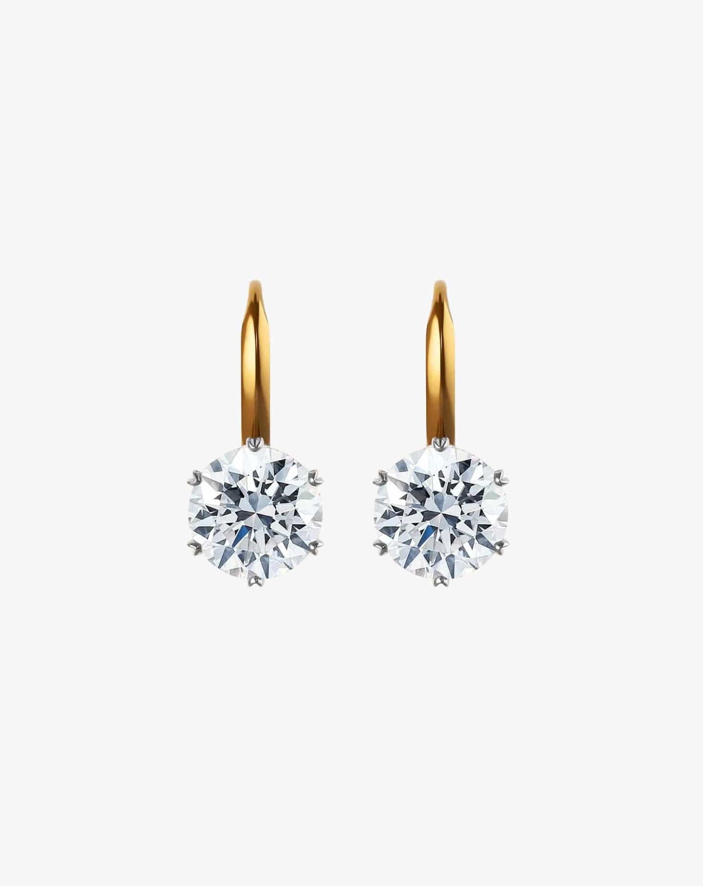 Diamond Sloane Slippers in Yellow Gold & Platinum