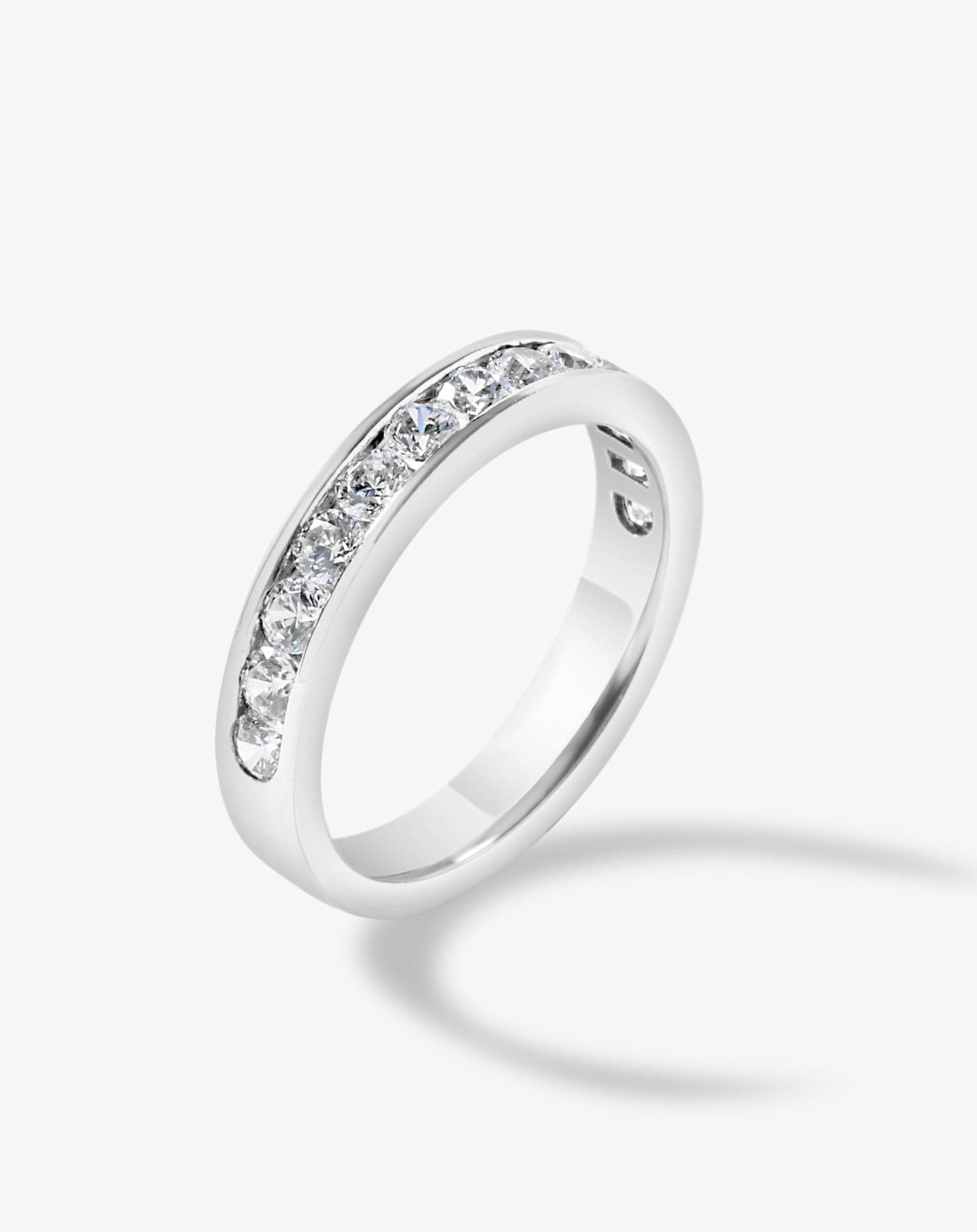 Channel-Set Diamond Band