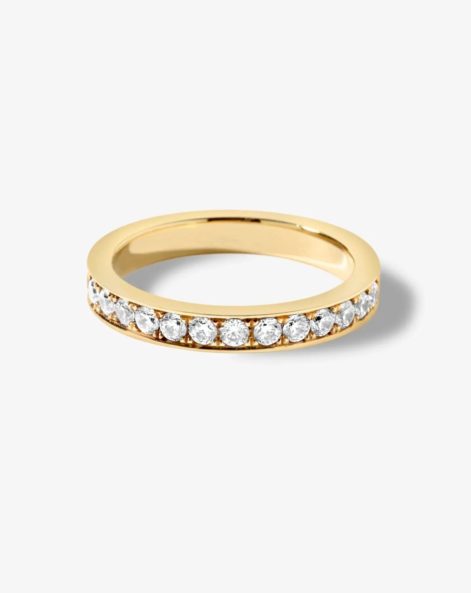 Bead Set Diamond Band