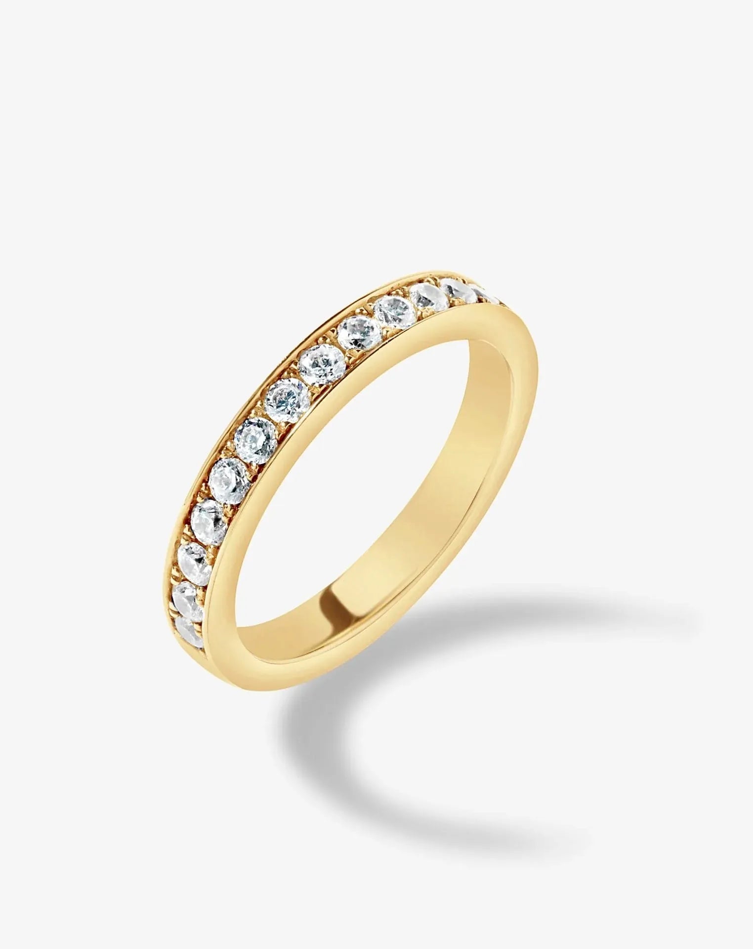 Bead Set Diamond Band