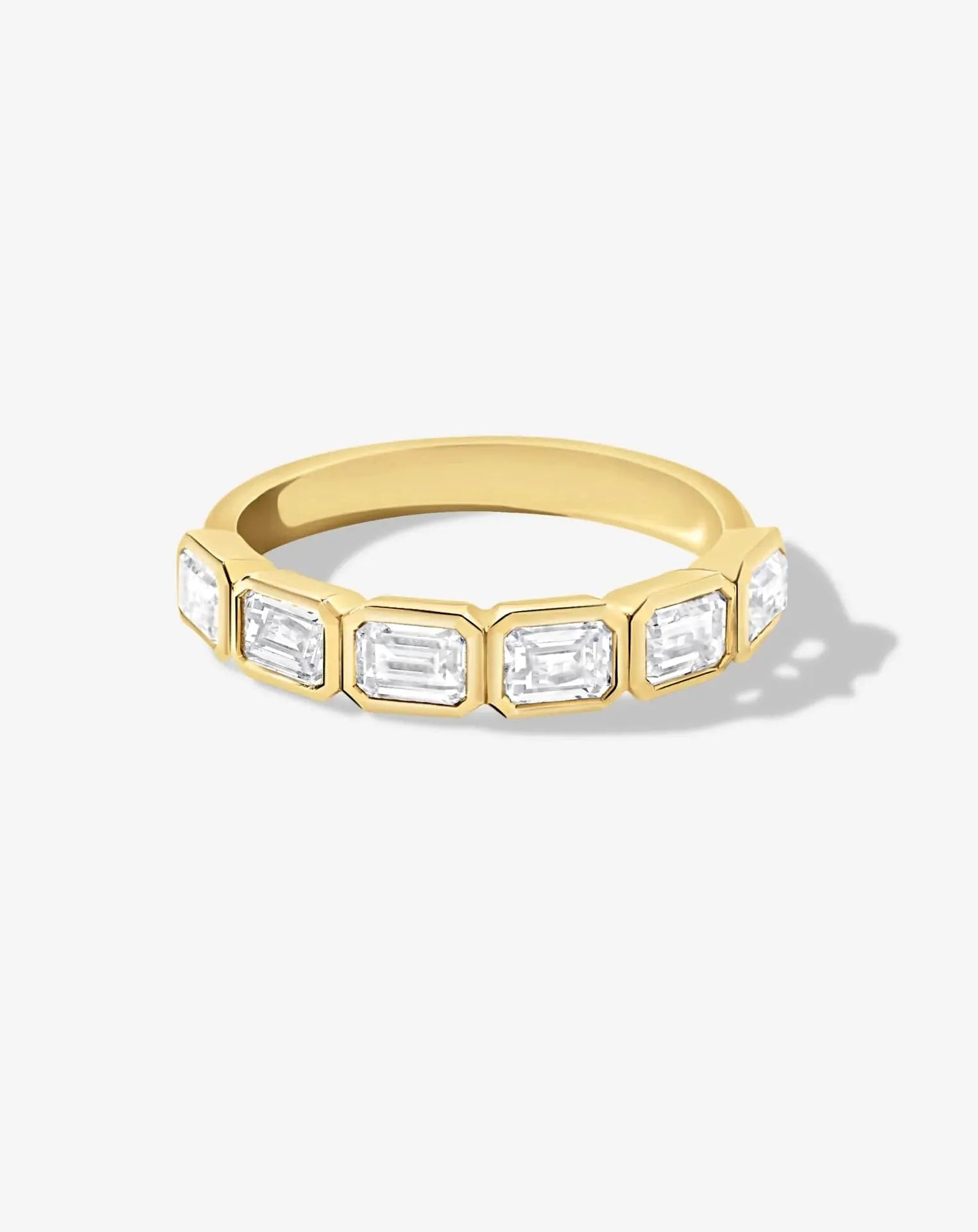 Belenos Emerald Cut Band