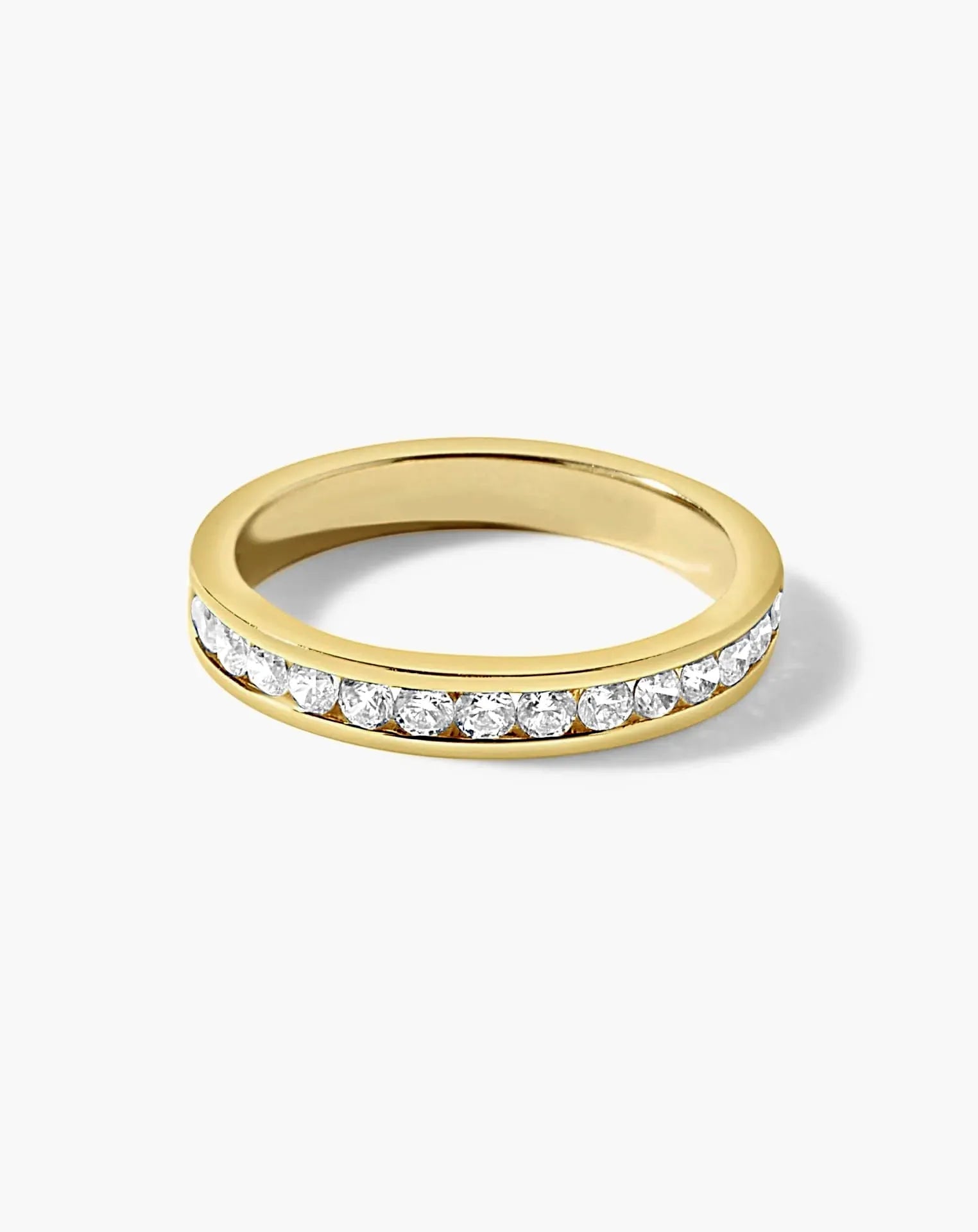 Channel Set Diamond Band