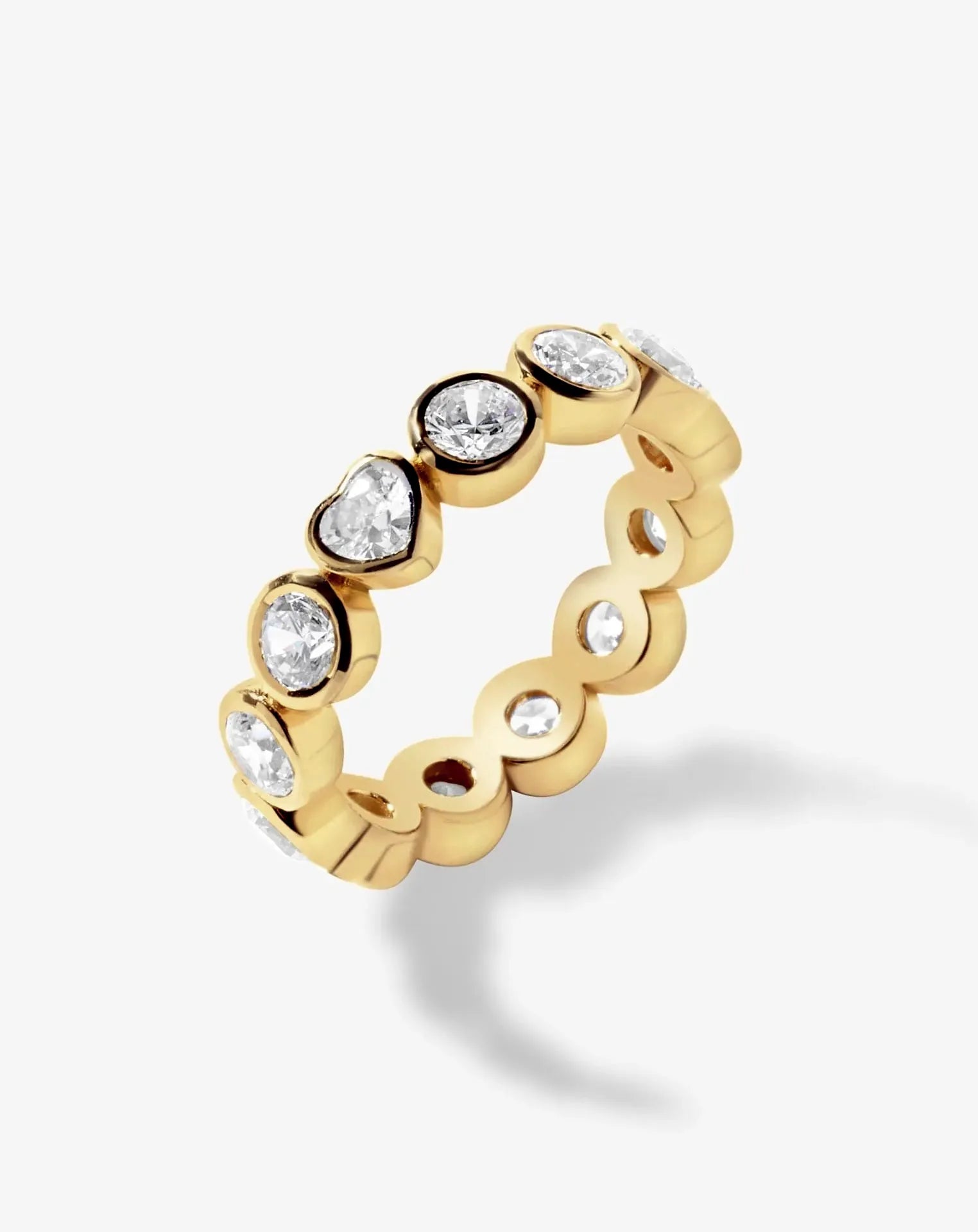 Young at Heart Full Eternity Bezel Set Round Diamond Band