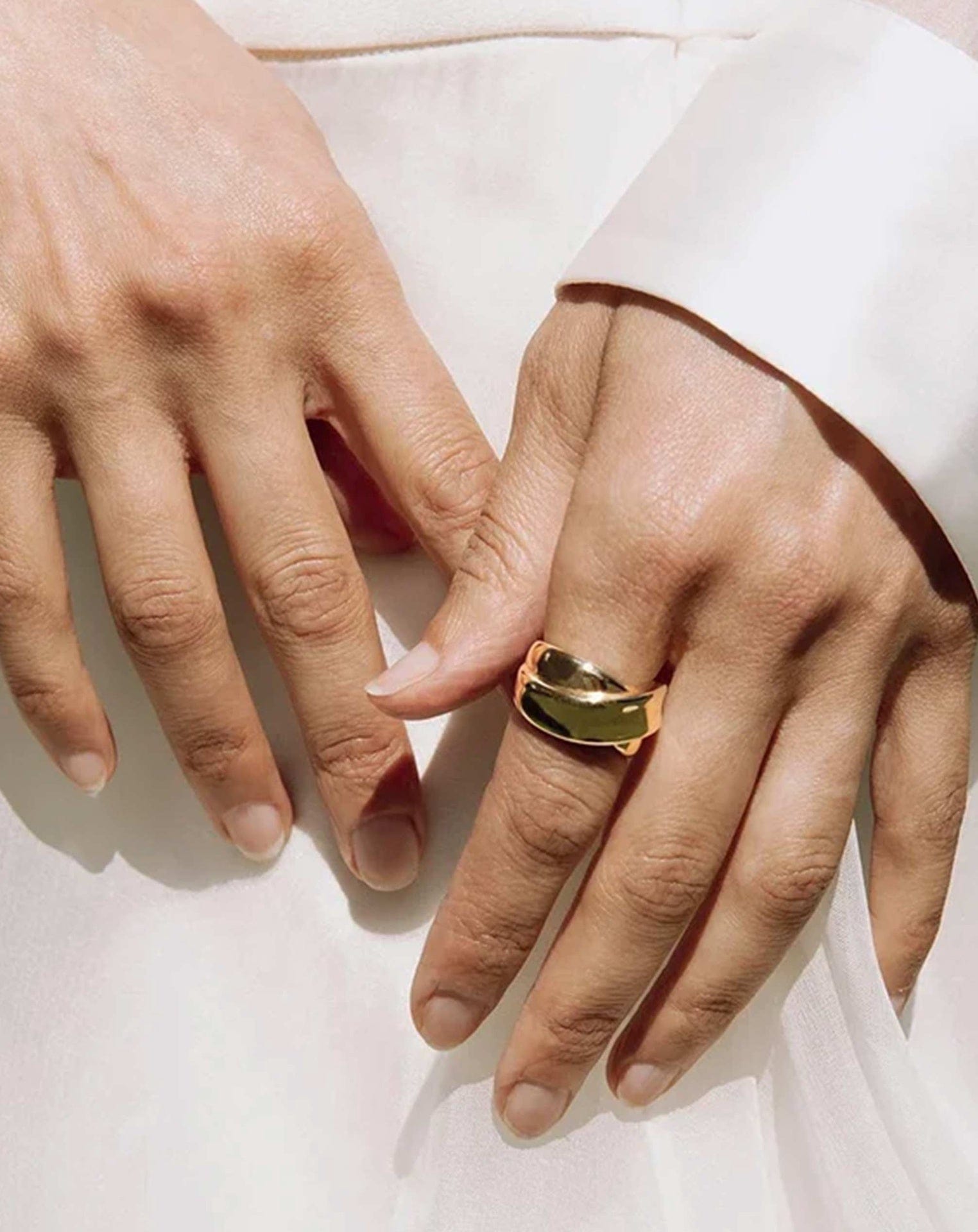Lovers Knot Ring Yellow Gold
