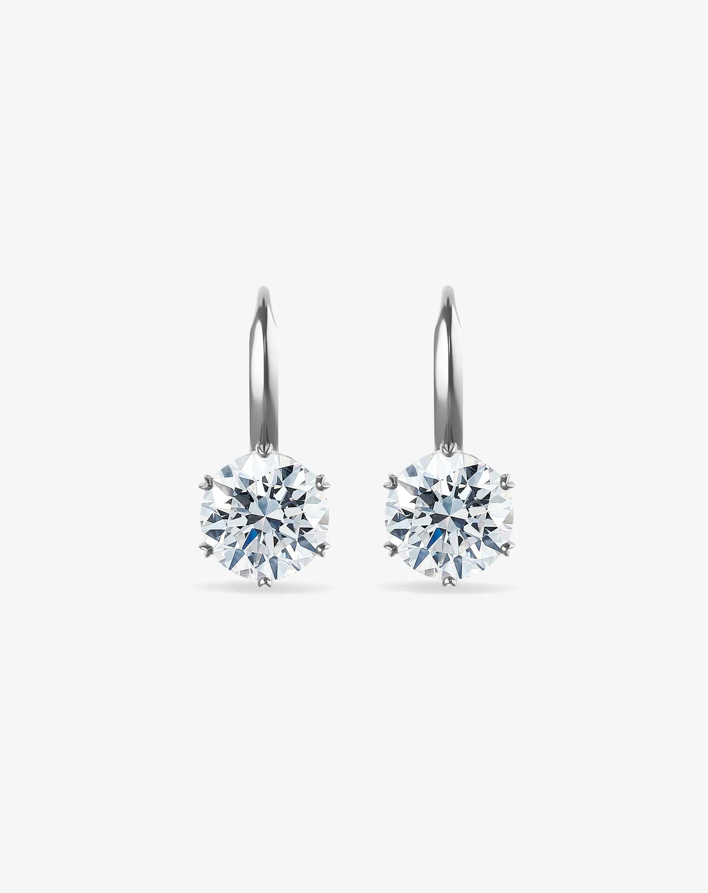 Diamond Sloane Slippers White Gold