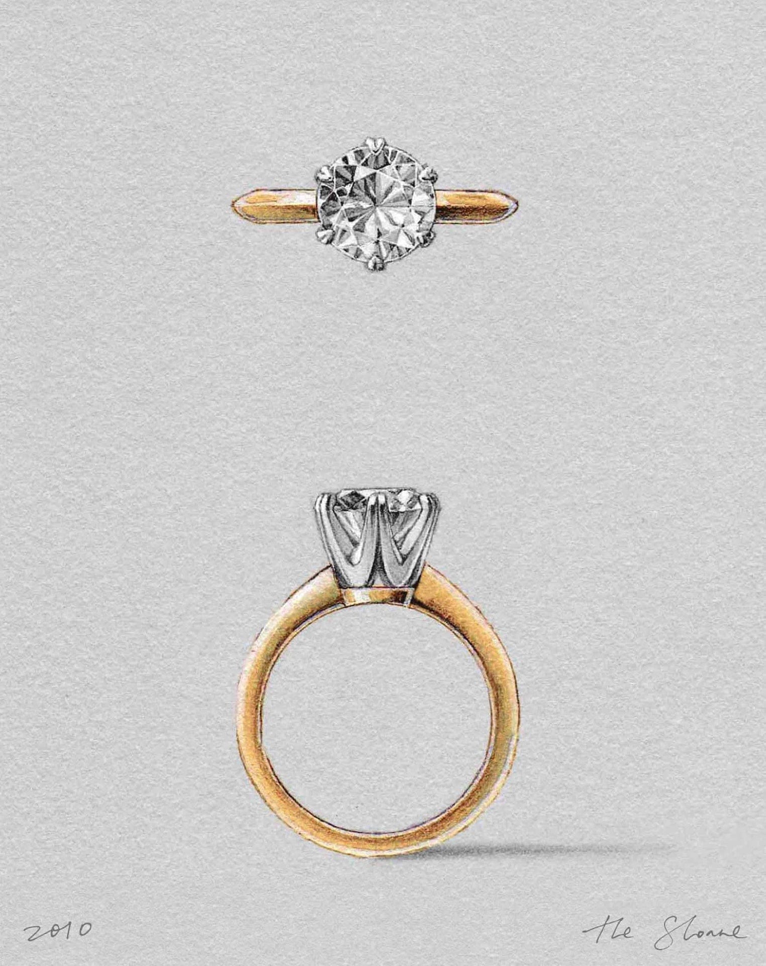 The Sloane Setting Yellow Gold
