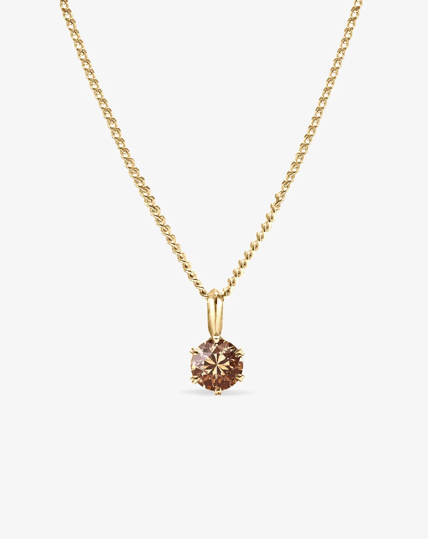Sloane Champagne Diamond Necklace