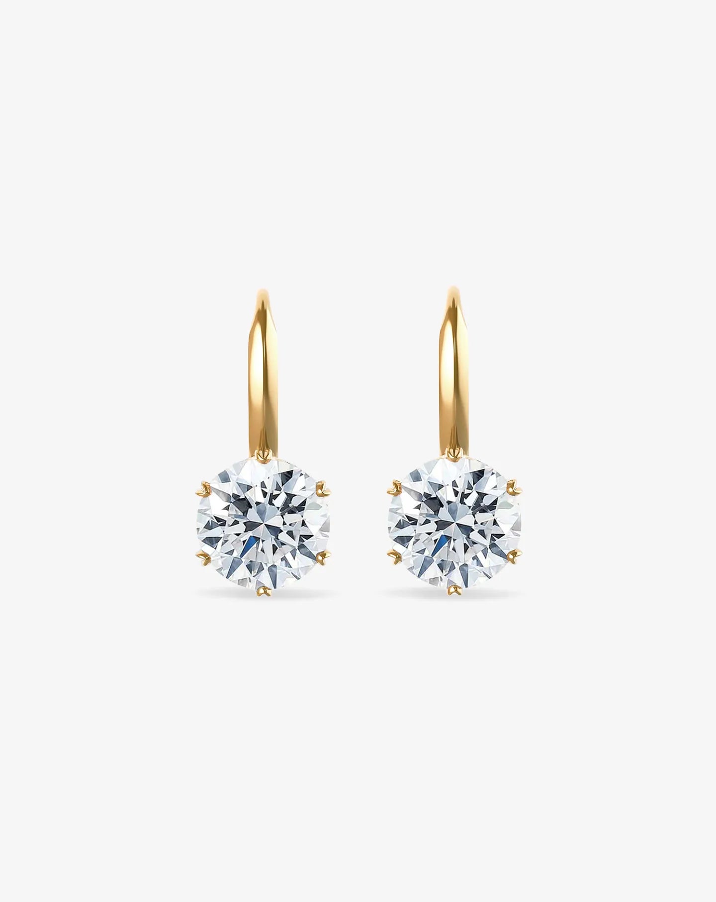 Diamond Sloane Slippers in Yellow Gold