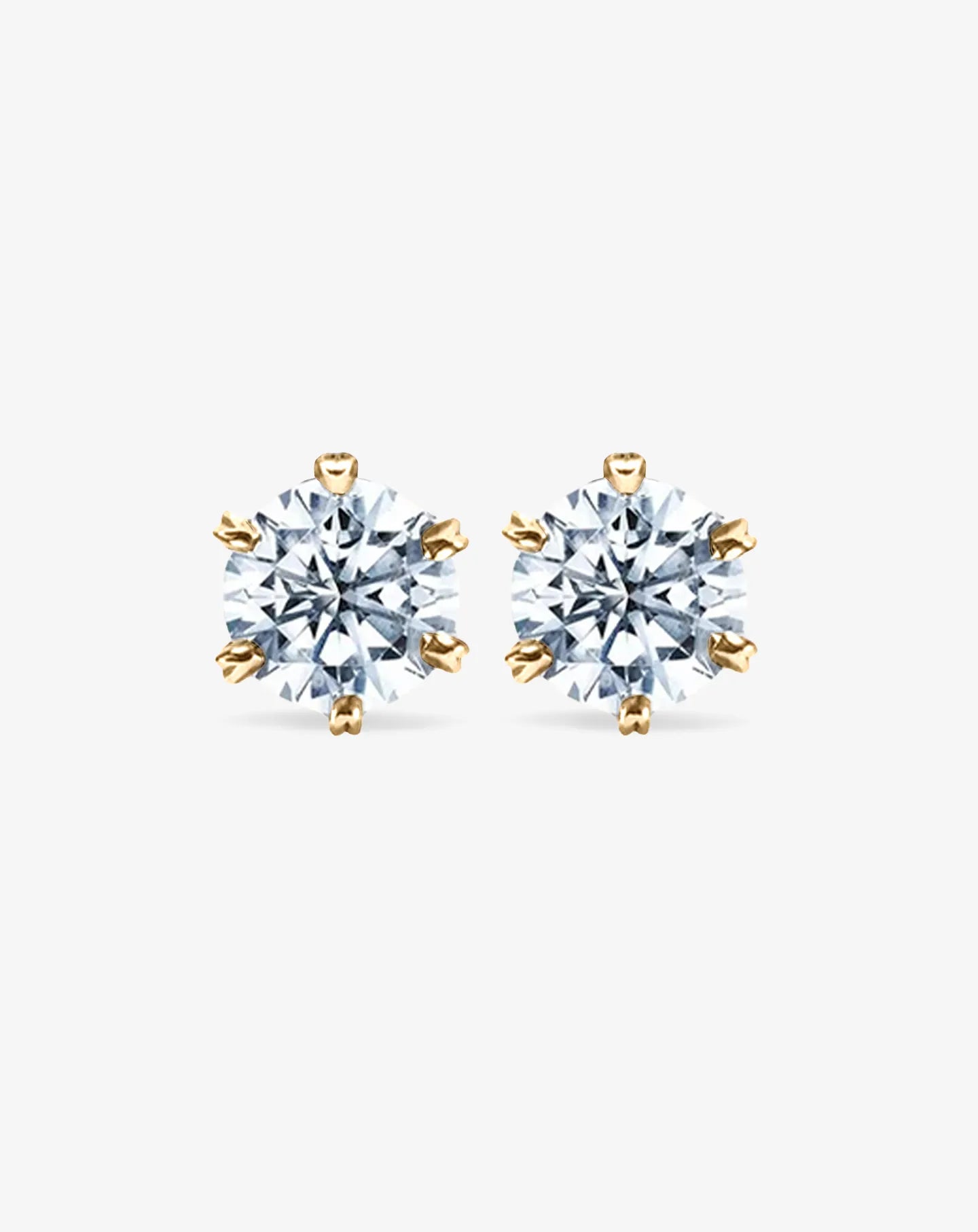 Sloane Diamond Studs Yellow Gold