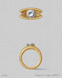 Constantin Cushion Solitaire