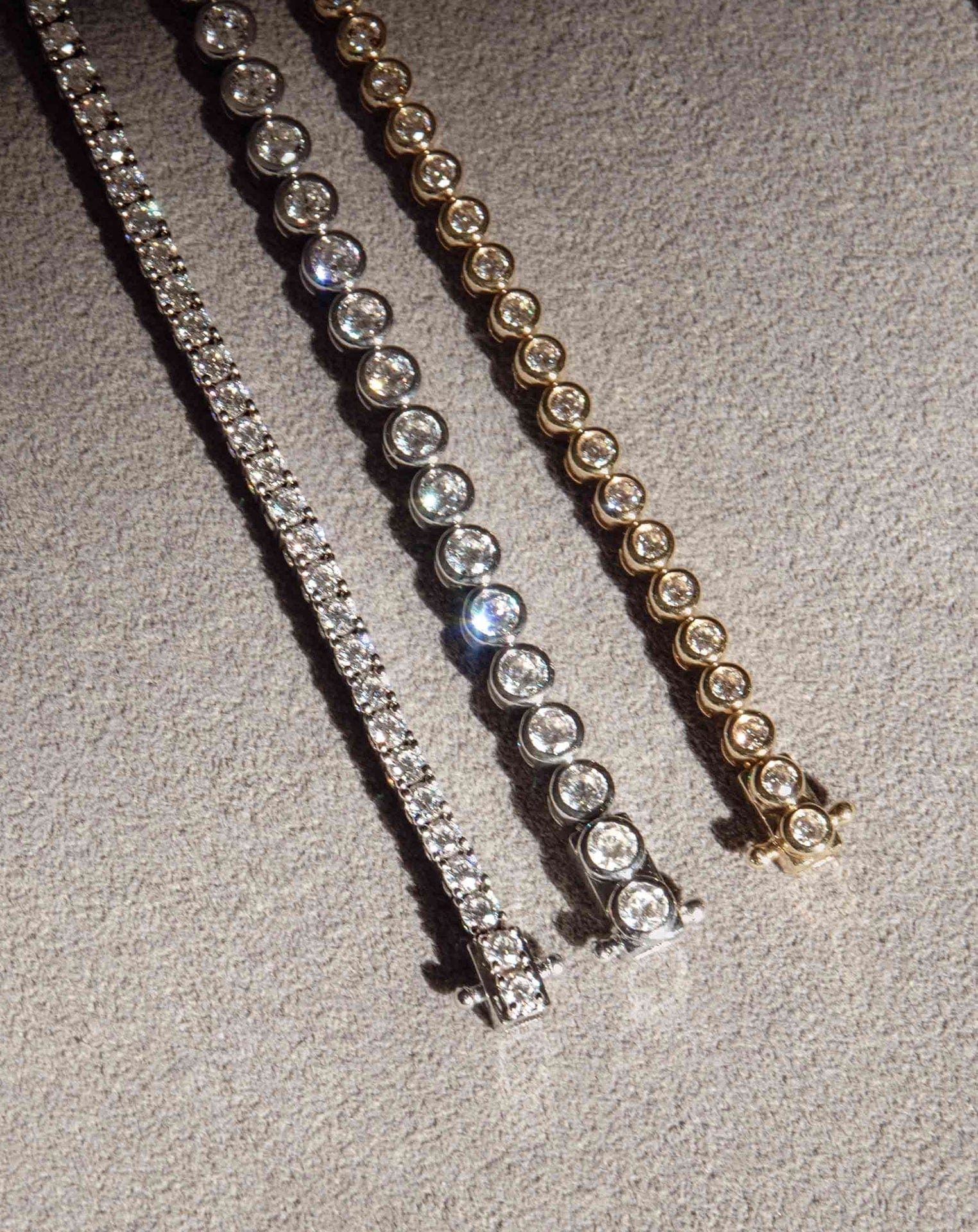 Classic Bezel-Set Diamond Tennis Bracelet - 2.9mm