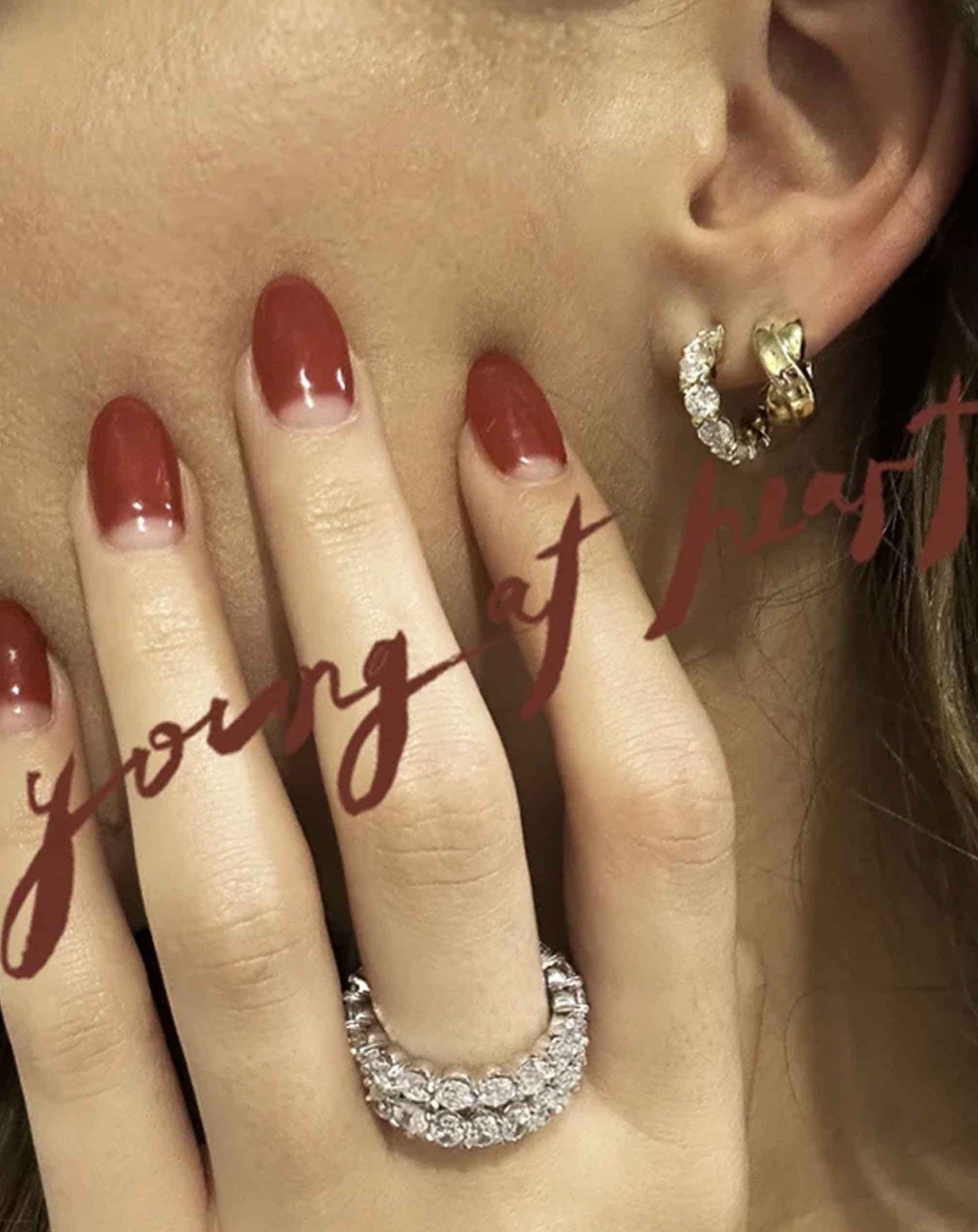 Young at Heart Diamond Hoops