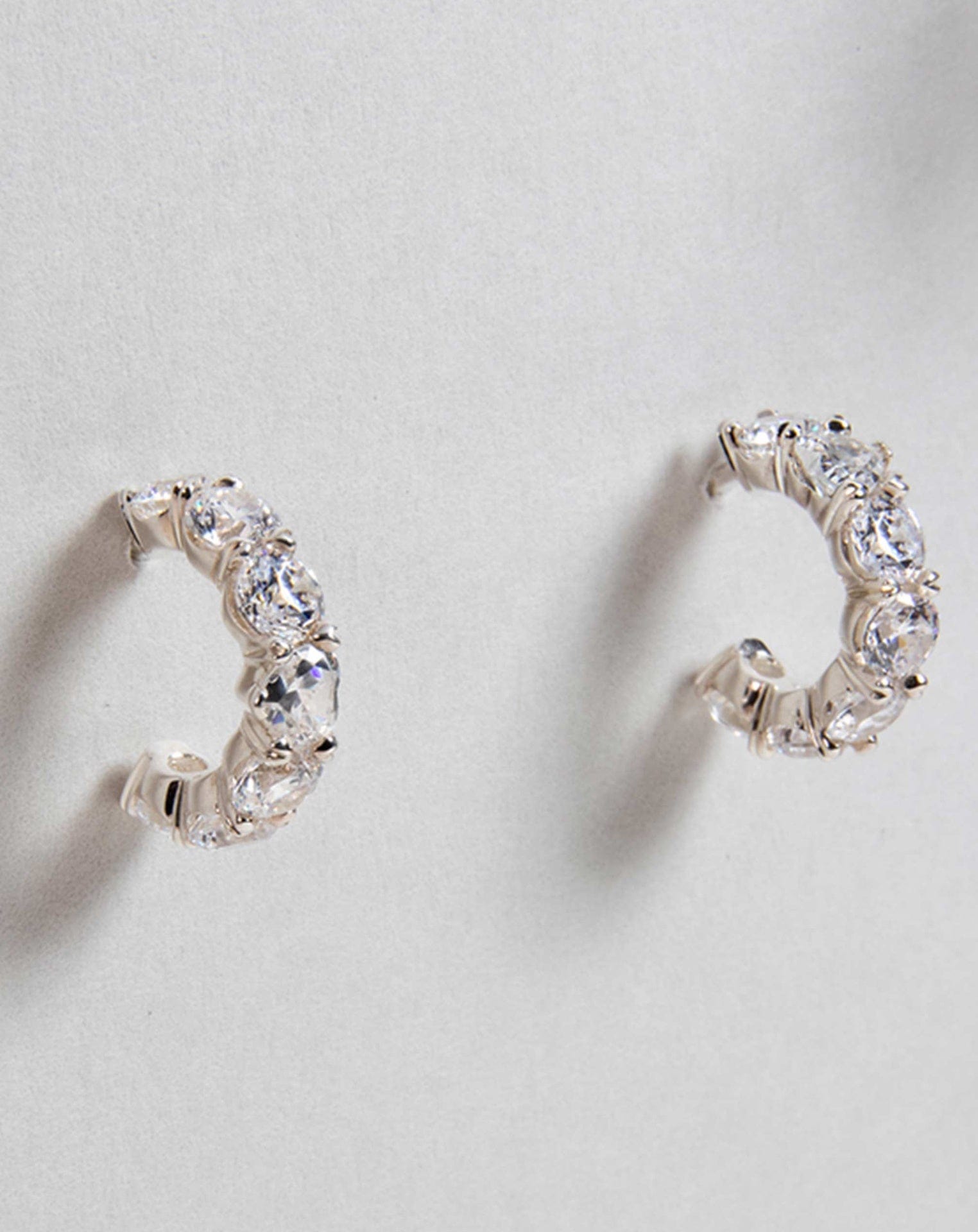 Young at Heart Diamond Hoops